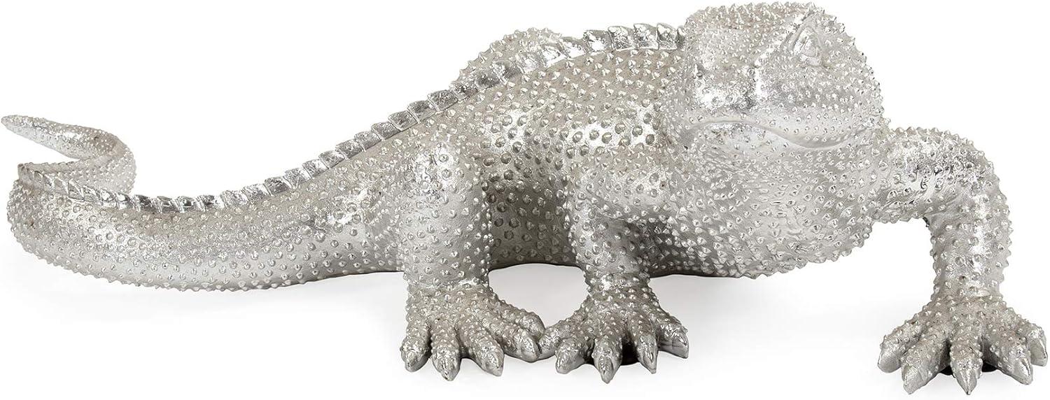 Elizabeth Austin Bright Nickel Plated Lizard