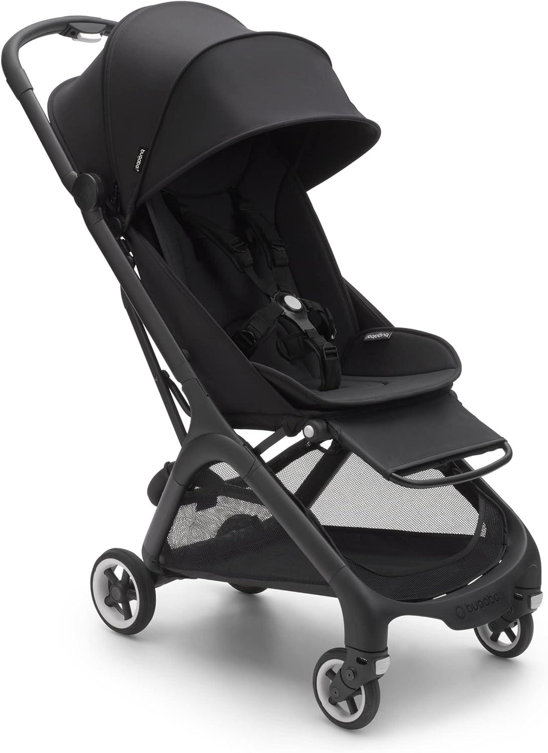 Desert Taupe Ultra-Compact Lightweight Stroller with Adjustable Canopy