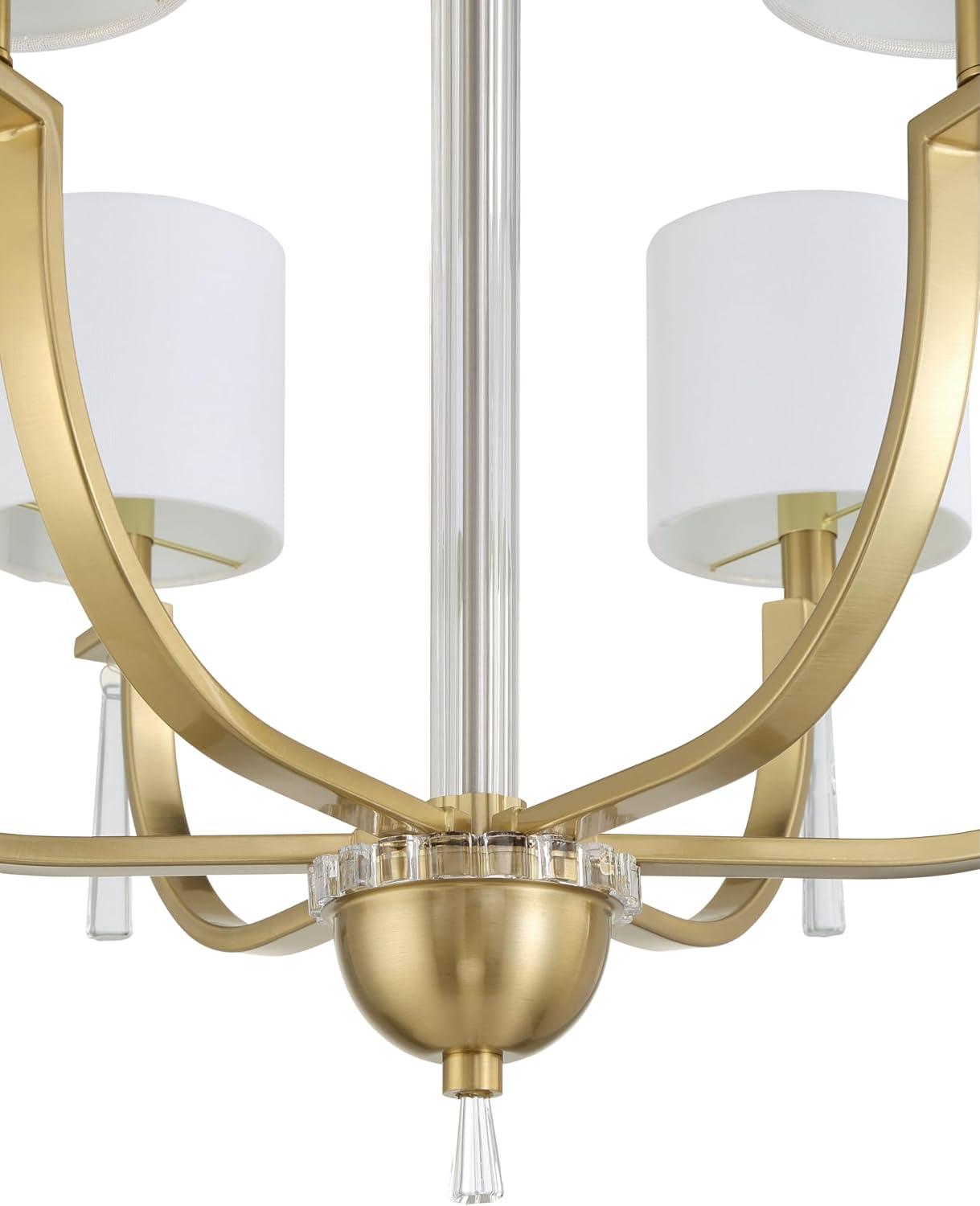 Craftmade Lighting Fortuna 6 - Light Chandelier in  Satin Brass