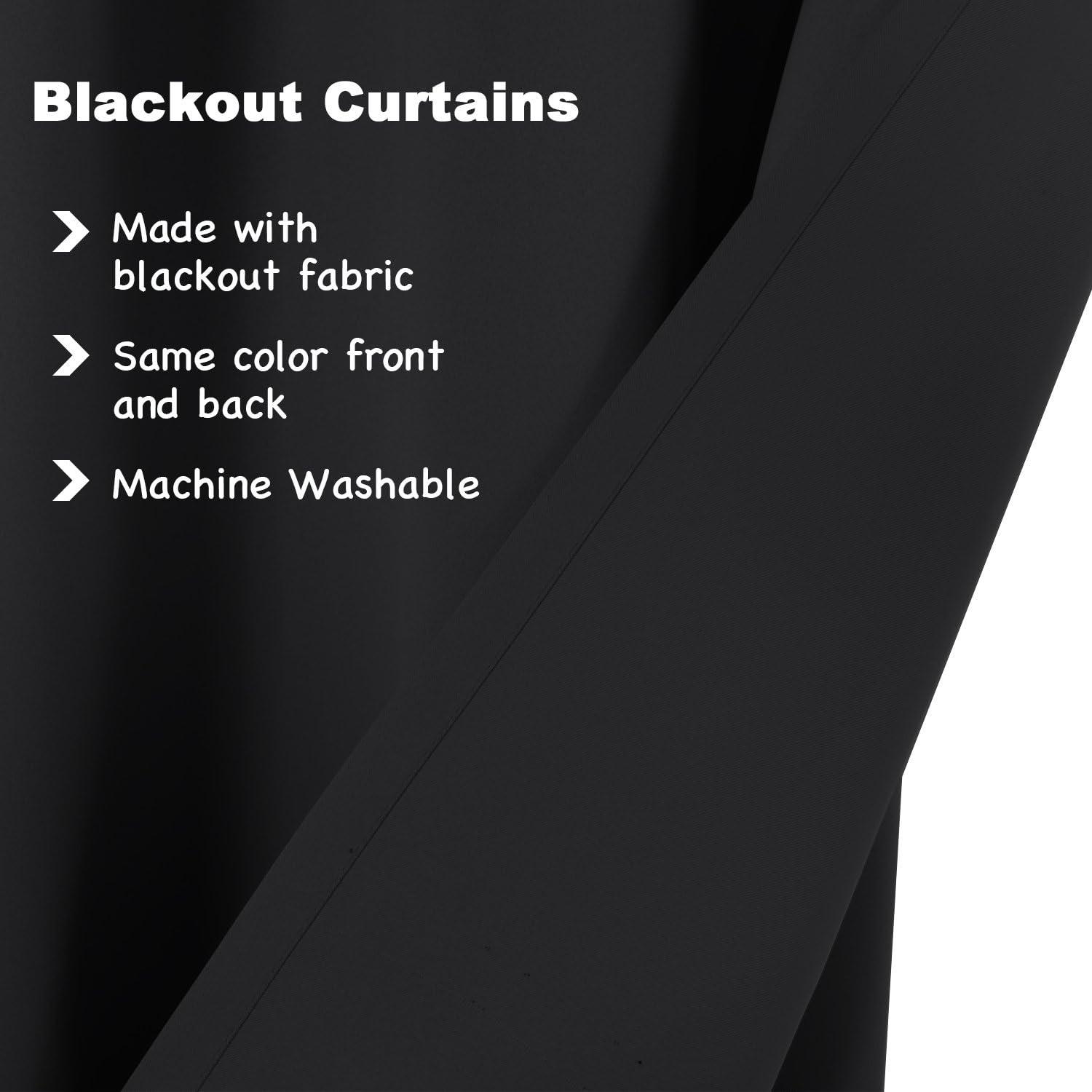 Saro Essential Blackout Curtain Collection Polyester Blackout Pair (Set of 2)