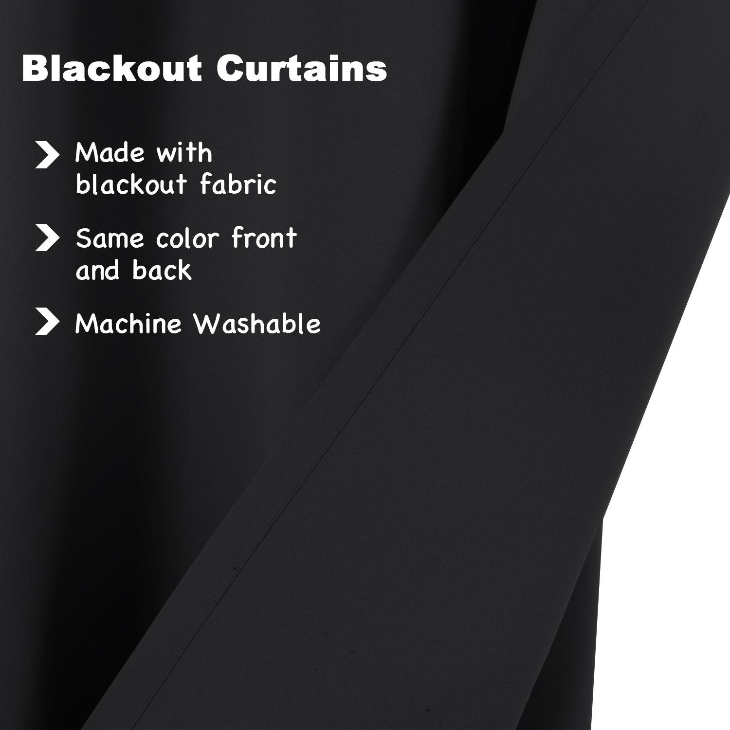 Saro Essential Blackout Curtain Collection Polyester Blackout Pair (Set of 2)