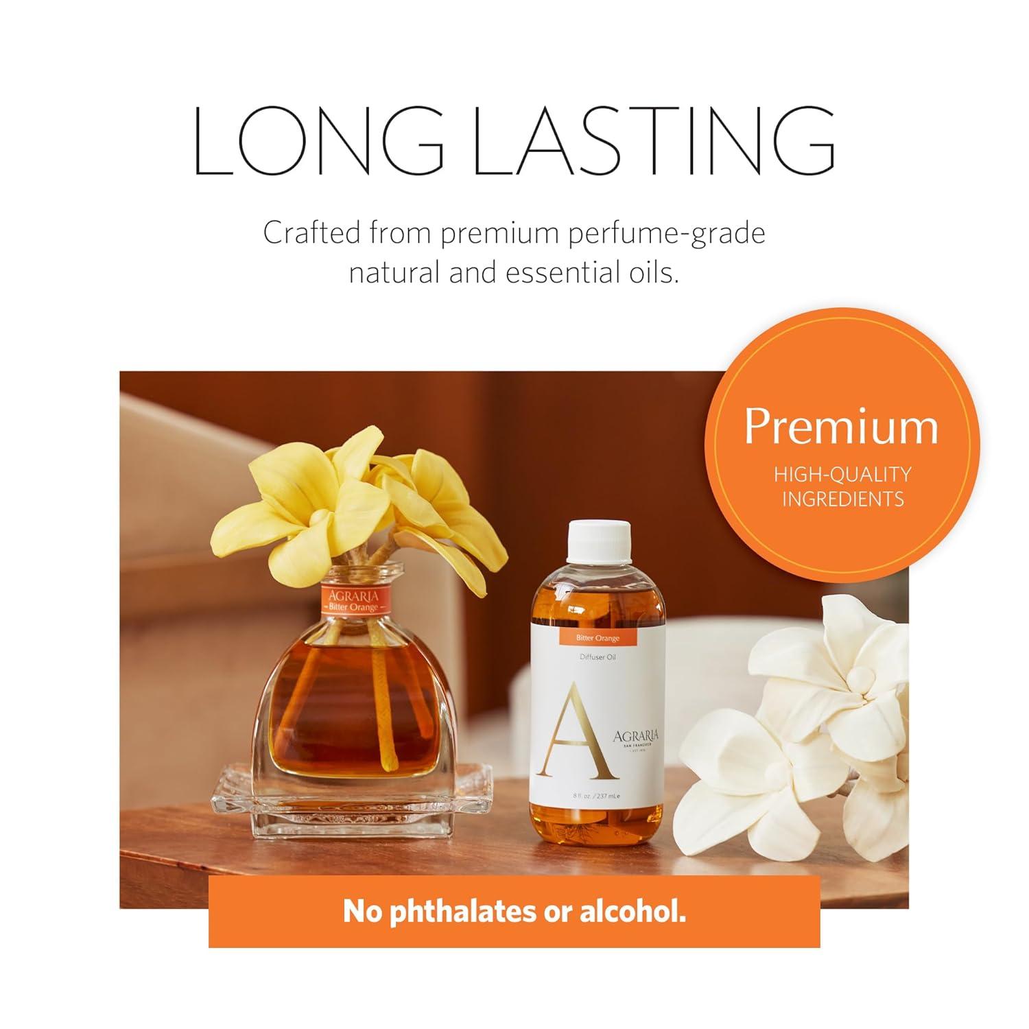 AGRARIA Reed Diffuser Refill, Scented Oil Home Fragrance, Reed Oil Diffuser Gift Set for All Occasions