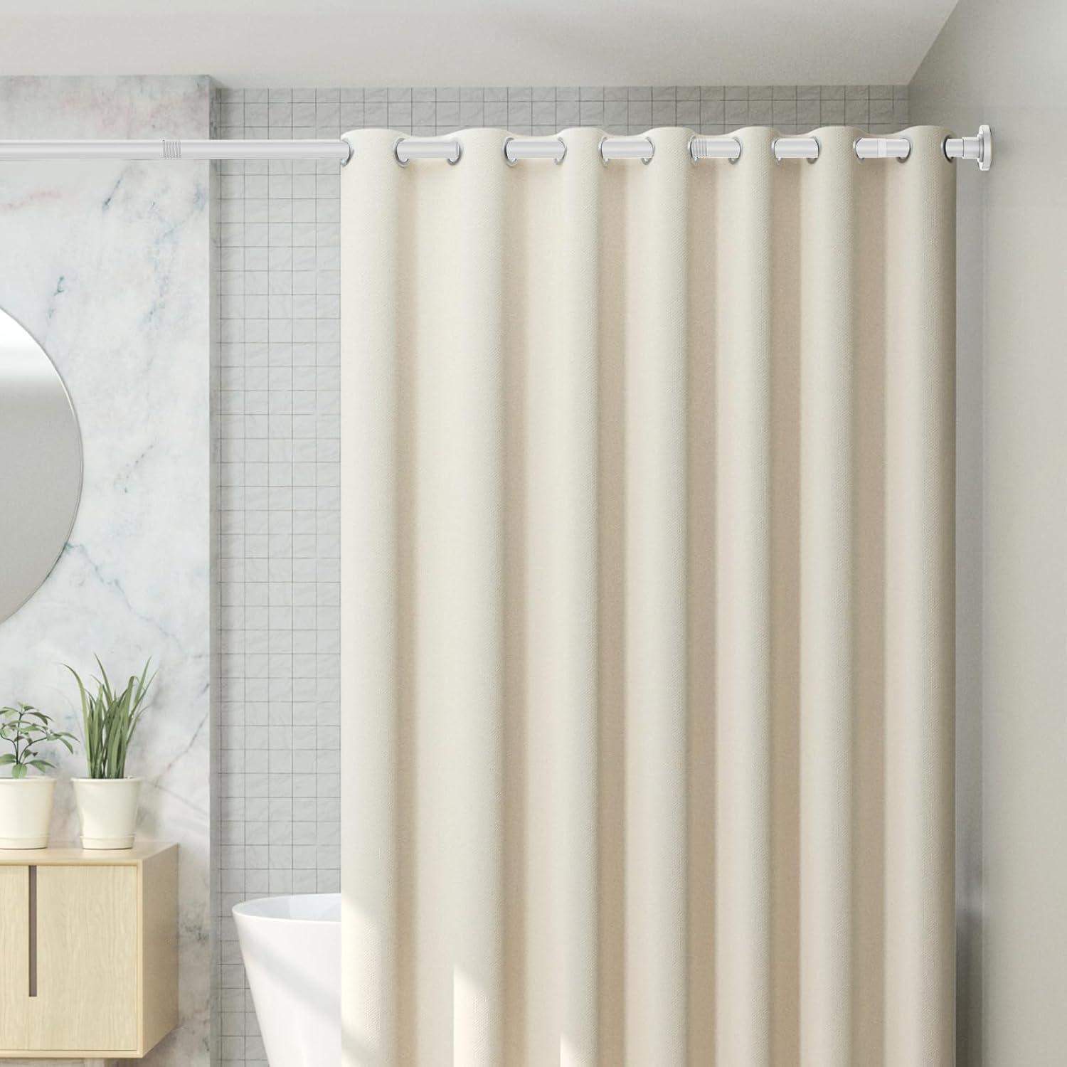 Shower Curtain Rod White