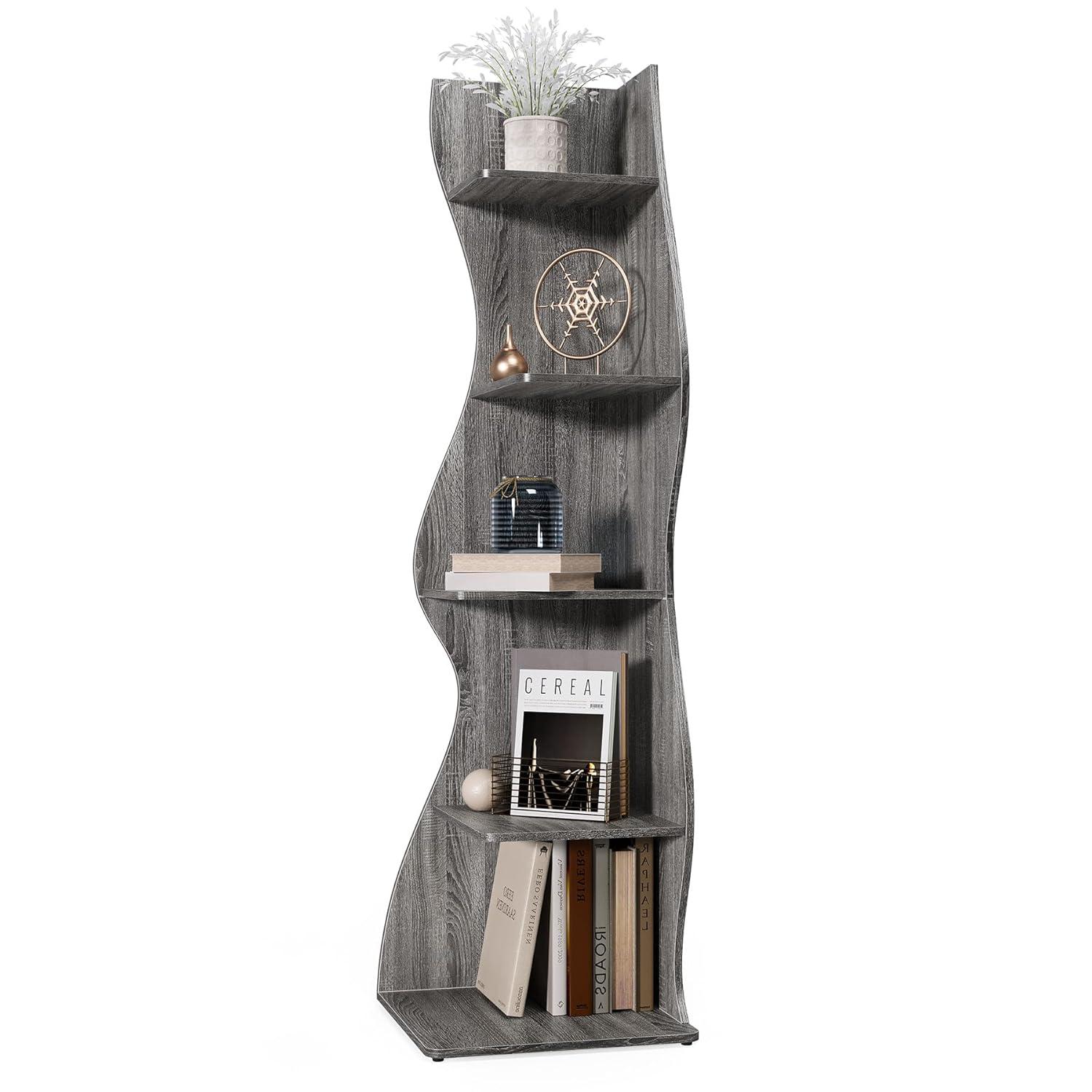 Millwood Pines Arhab Corner Bookcase