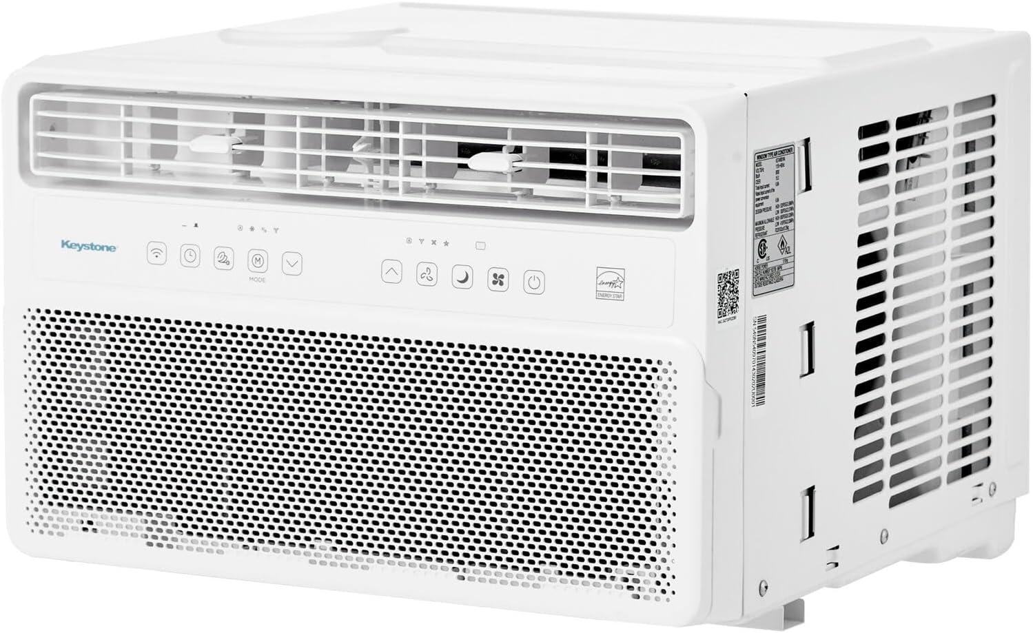 Keystone 12000 BTU Wi-Fi Connected Window Air Conditioner with Remote Included