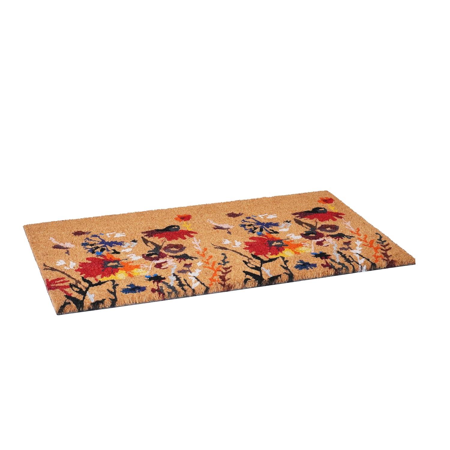 Calloway Mills Floral Non-Slip Indoor Outdoor Door Mat & Reviews | Birch Lane