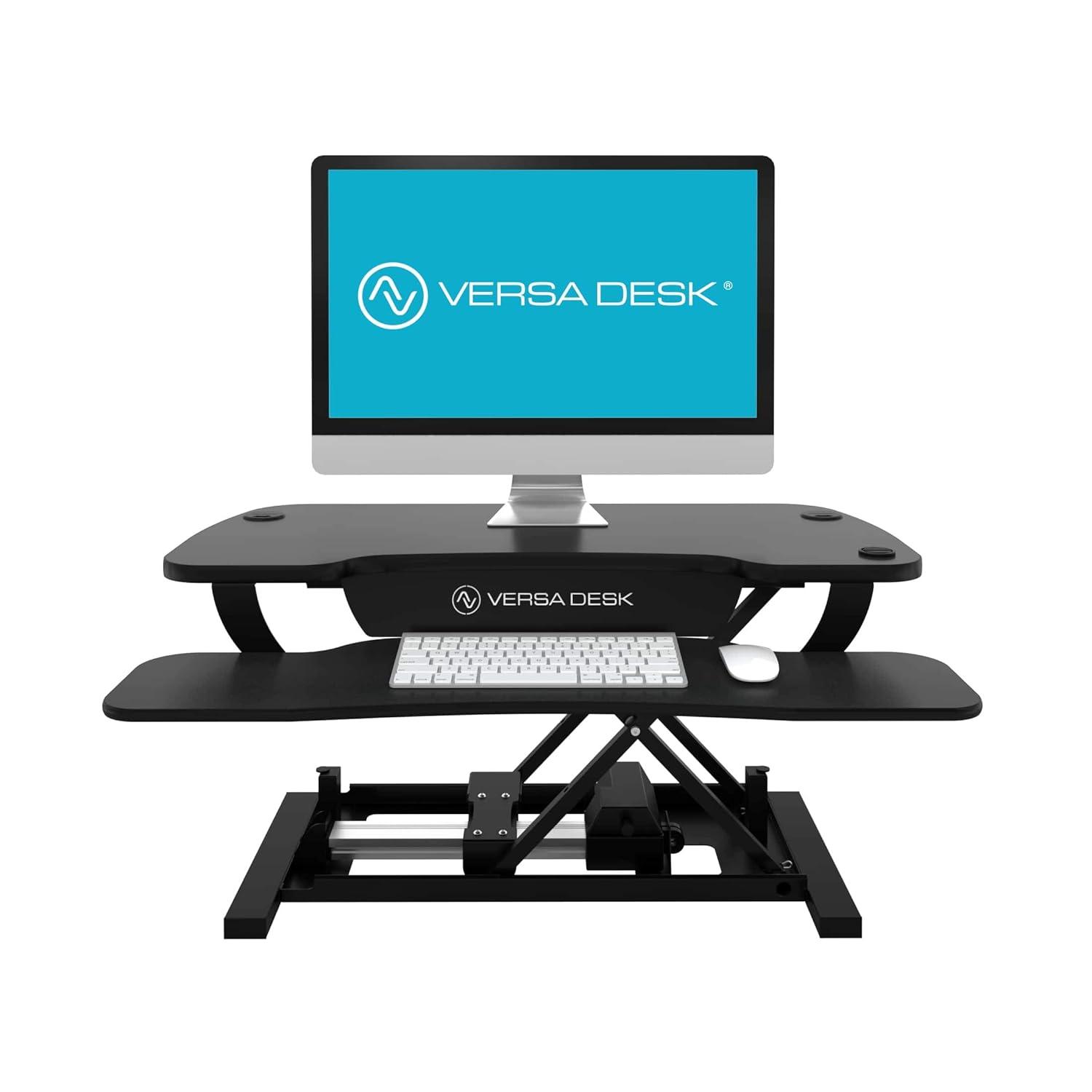 VERSADESK VersaDesk PowerPro Electric Height Adjustable Desk Converter w/ USB Charging Port