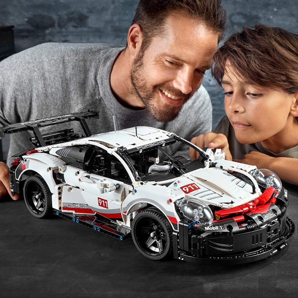 LEGO Technic Porsche 911 RSR Race Car Model Building Kit 42096, Advanced Replica, Exclusive Collectible Set, Gift for Kids, Boys & Girls