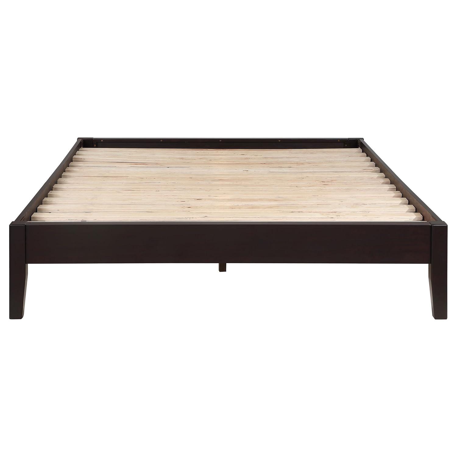Platform Bed, Eastern King Bed, Cappuccino