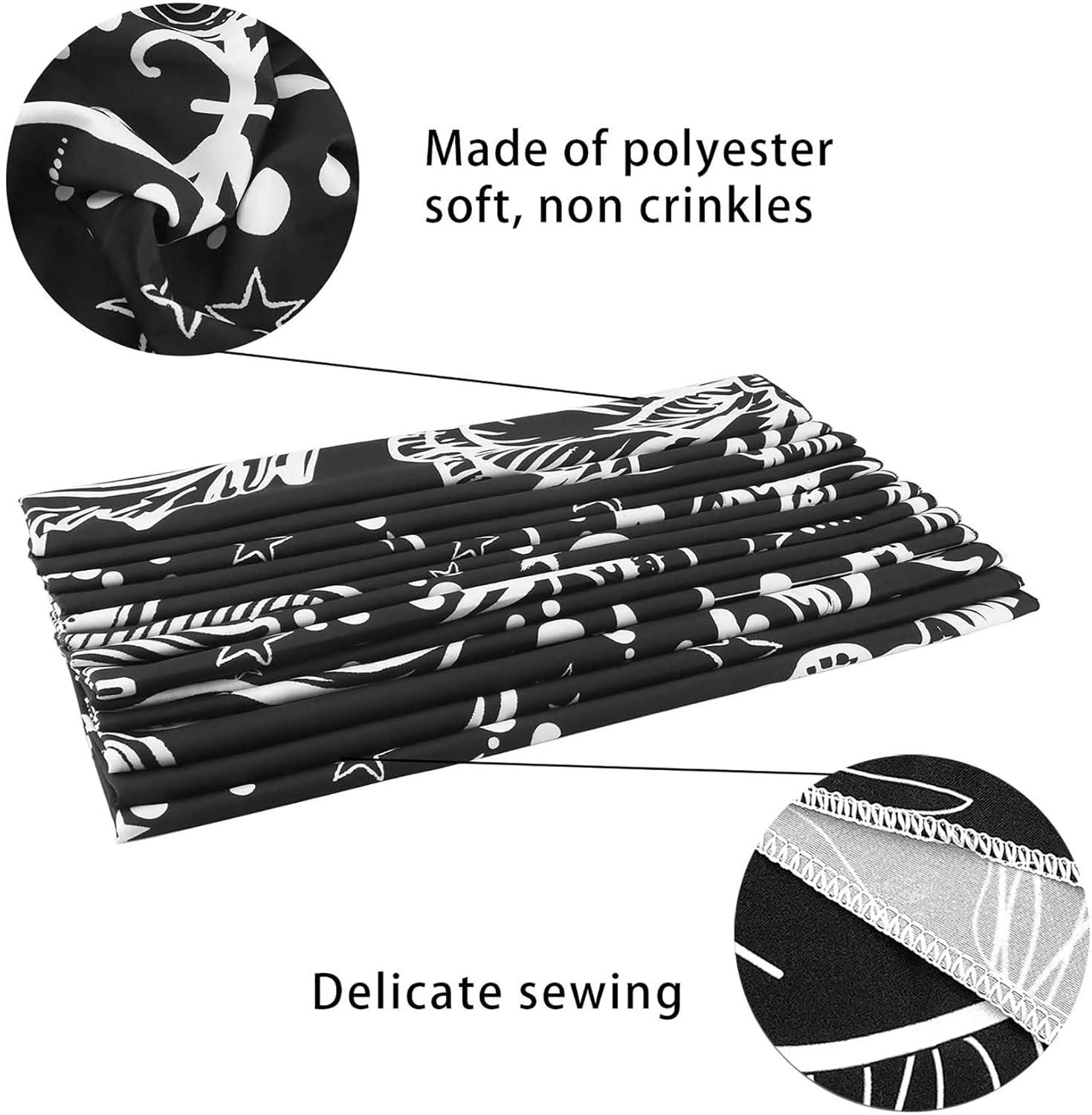 Ftuency Sun and Moon Tapestry, Black and White Tapestries Mystic Burning Sun with Star Wall Hanging decor for Bedroom (59" W x 51" L)