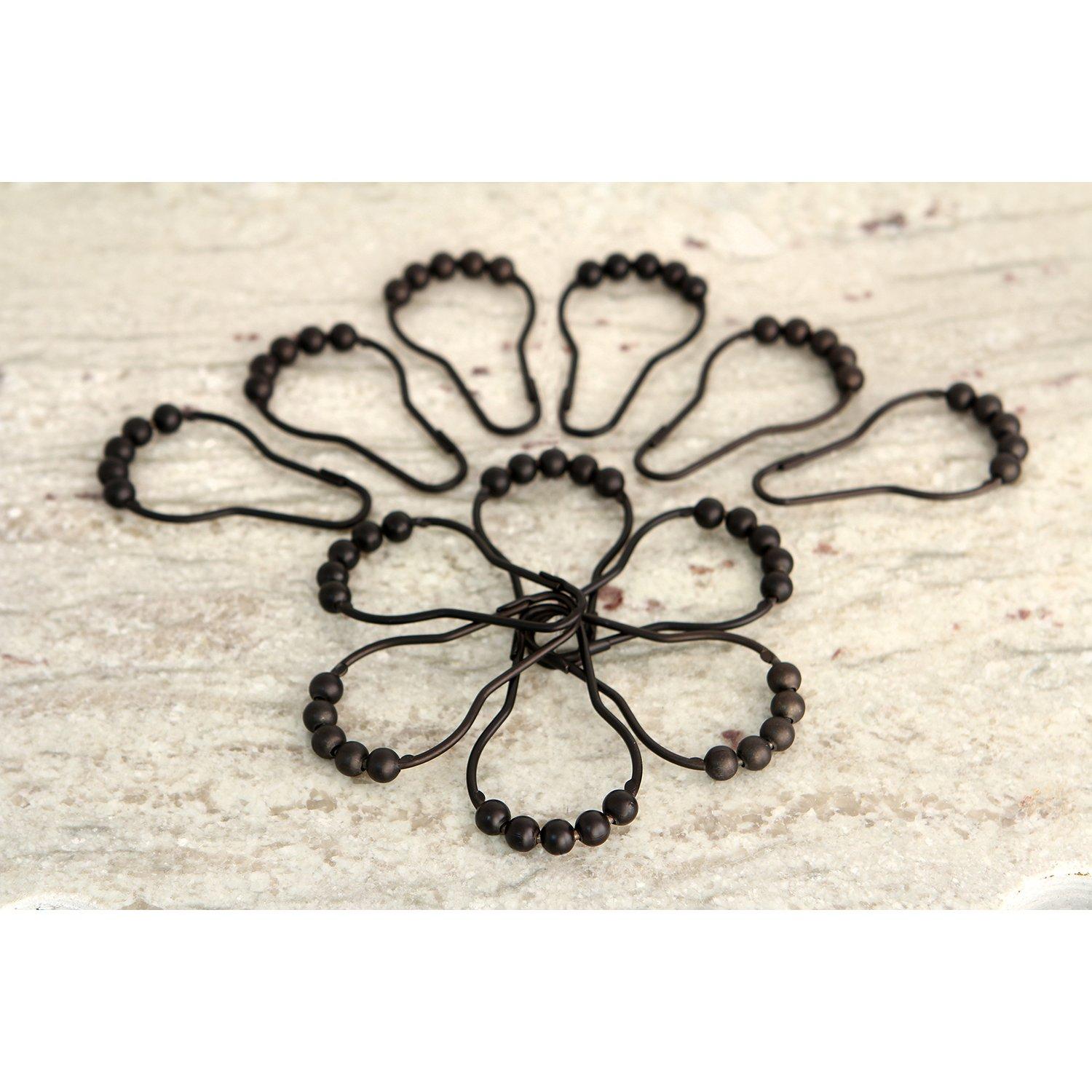 Kingston Brass Kingston Brass Edenscape Roller Ball Shower Curtain Rings (12 Pieces/Set) (Set of 12)