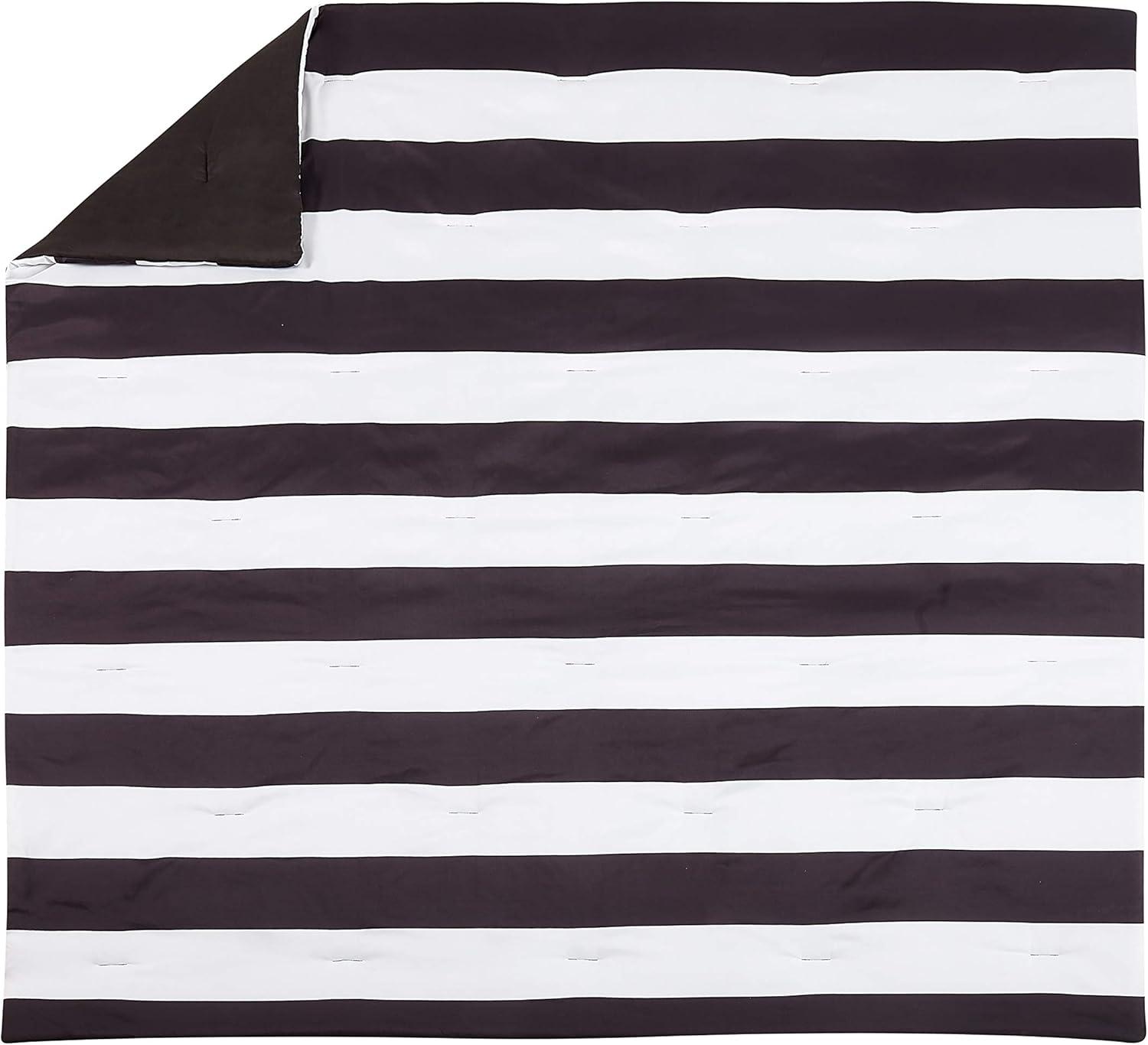 Lavelle Stripe Microfiber Comforter Set