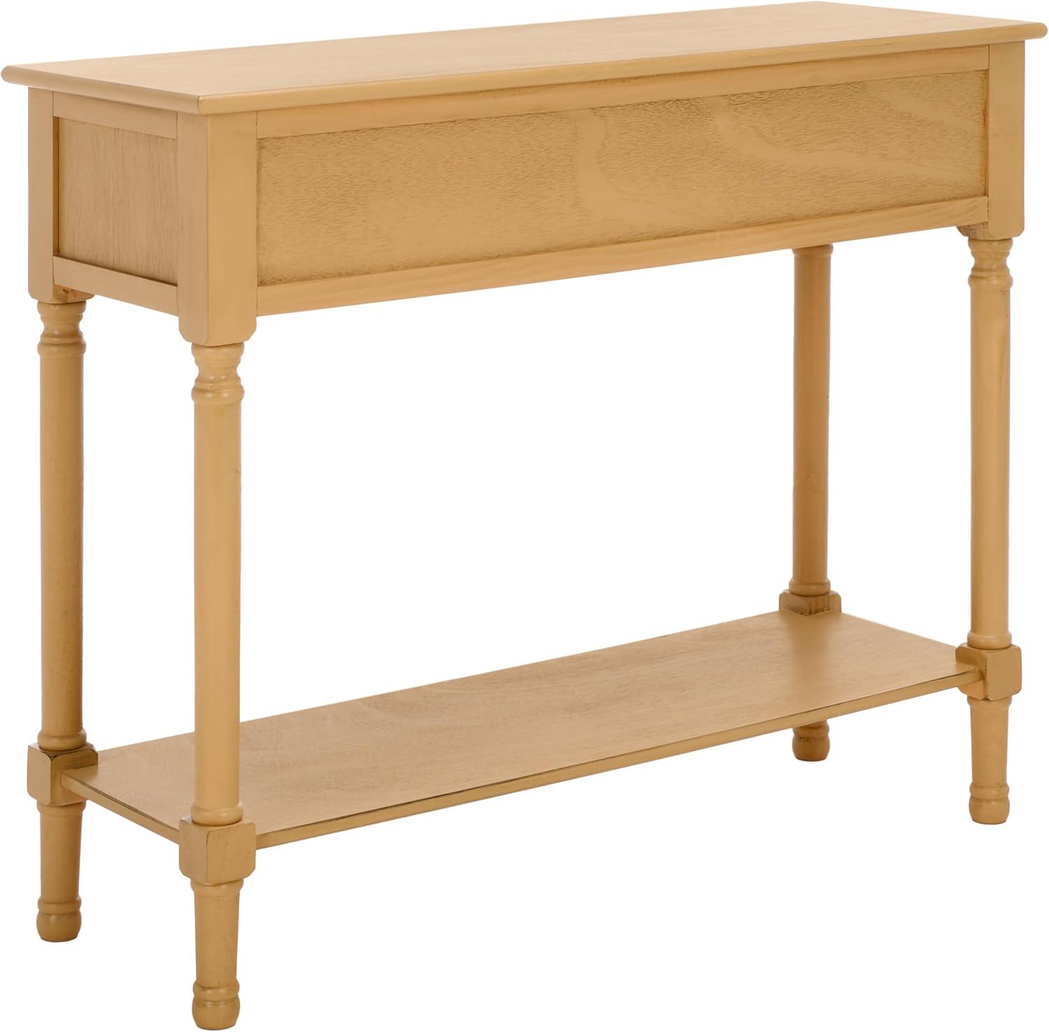 Halton 2 Drawer Console Table - Camel - Safavieh