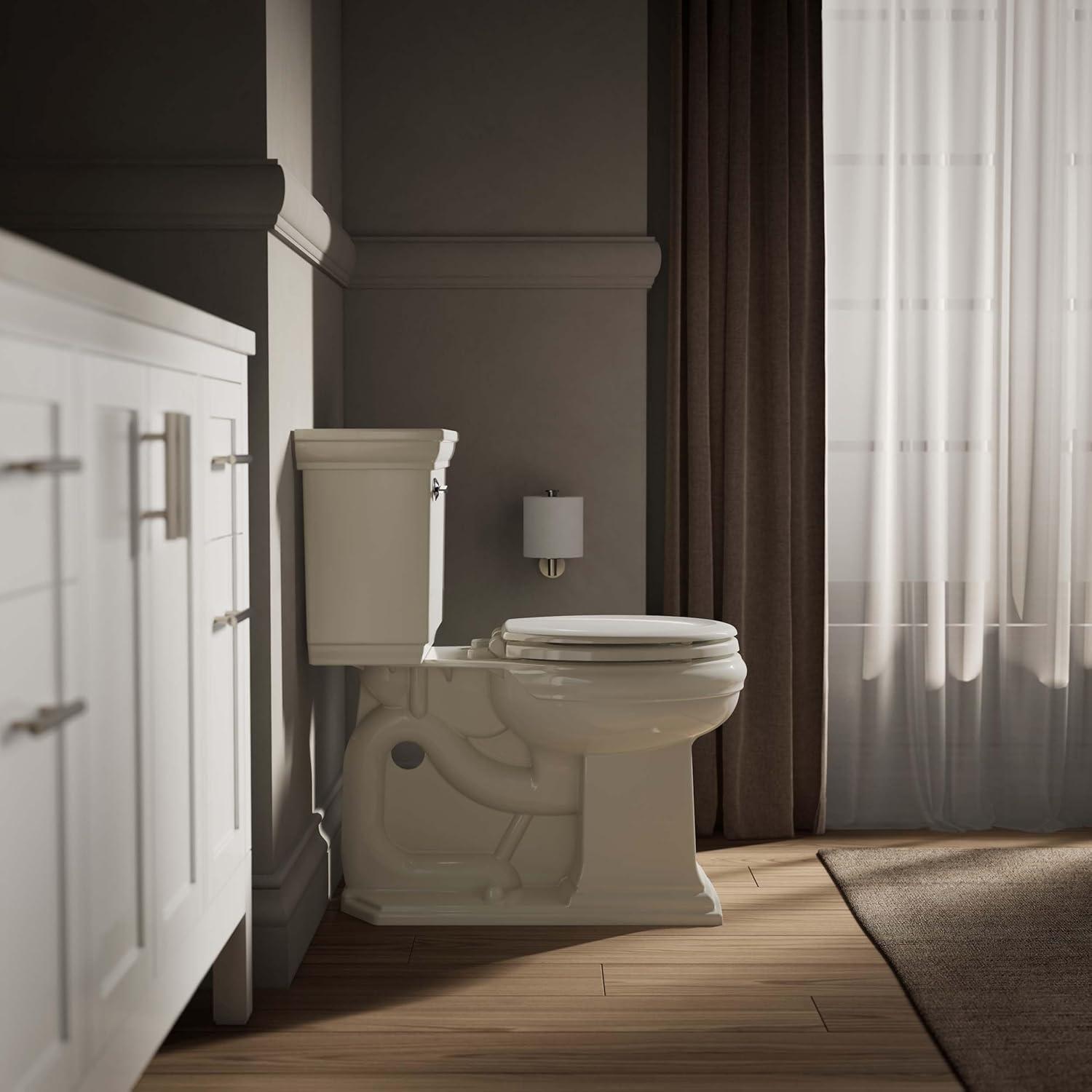 Stonewood Quiet-Close Compression-Molded Wood Toilet Seat