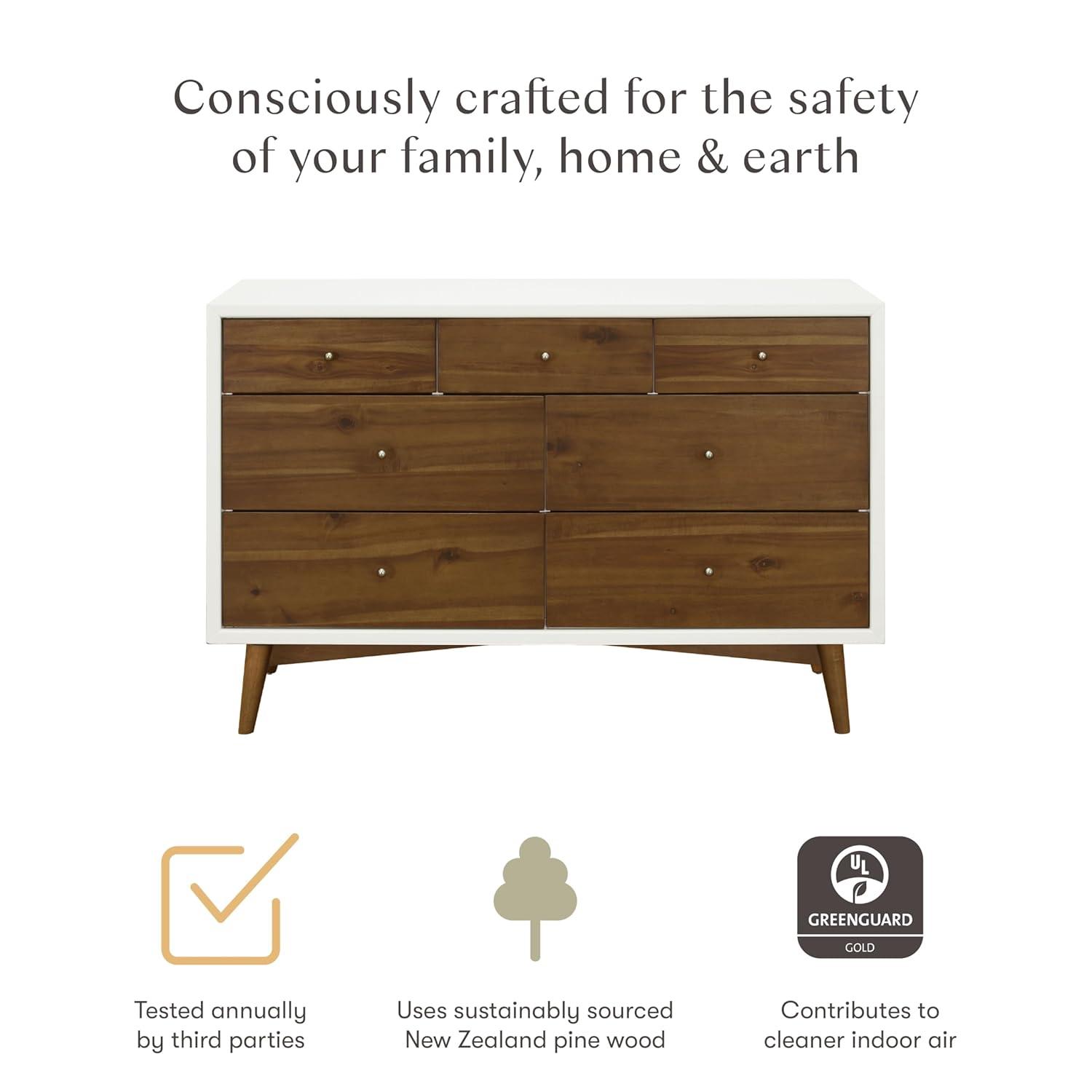 Palma 7 Drawer 53" W Double Dresser
