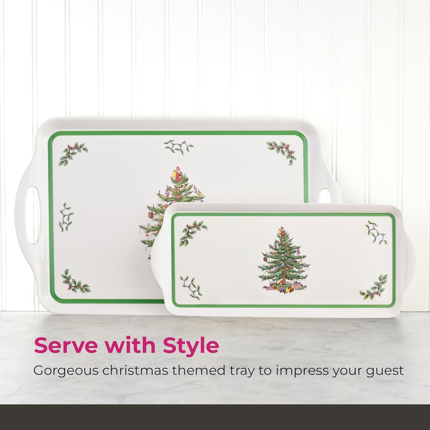 Pimpernel Christmas Tree Melamine Sandwich Tray