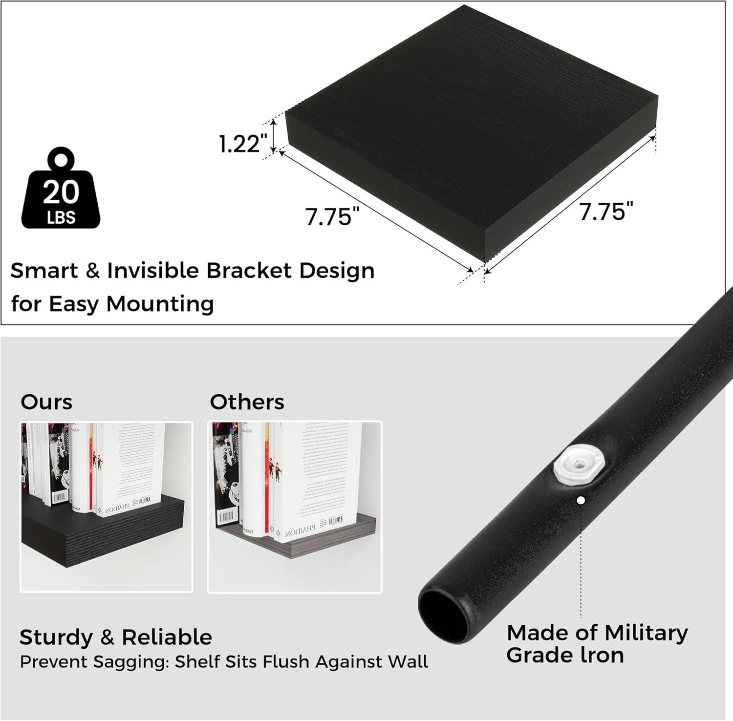 Hokku Designs Soeke 2 Piece Floating Shelf