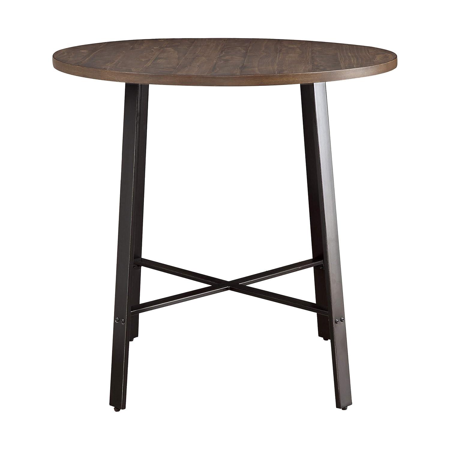 36 in. dia. x 36 in. Chevre Round Counter Height Table - Burnished