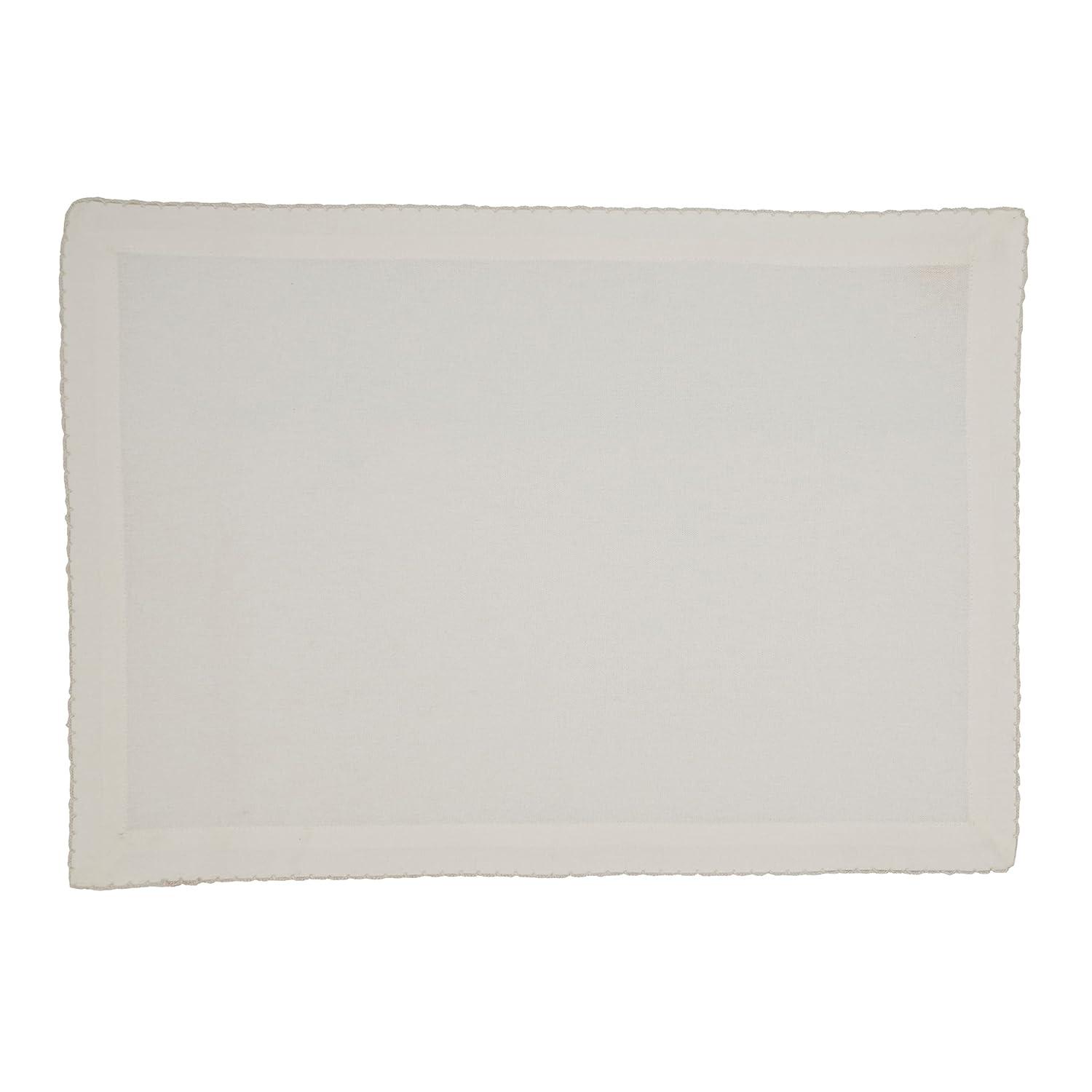 Recotting Cotton No Pattern Rectangle Placemat (Set of 4)