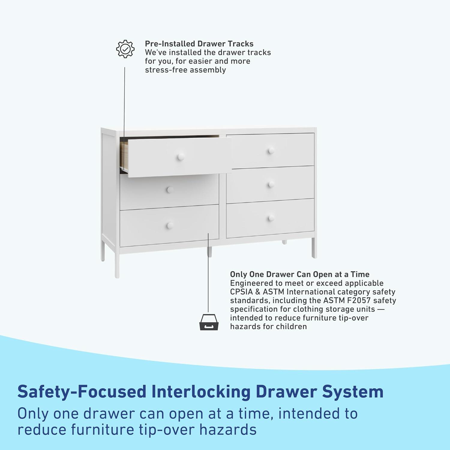 Graco Universal 6 Drawer Double Dresser