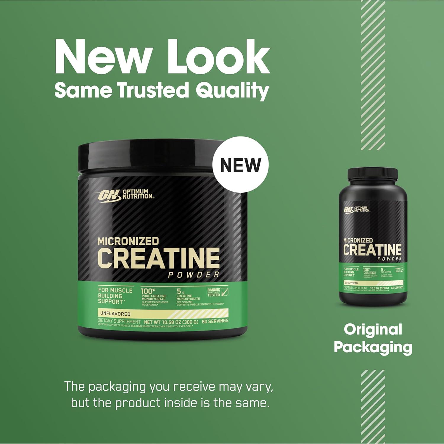 Optimum Nutrition Creatine Sports Nutrition Supplement Powder - 300g: Energy, Dieting, Powder Form