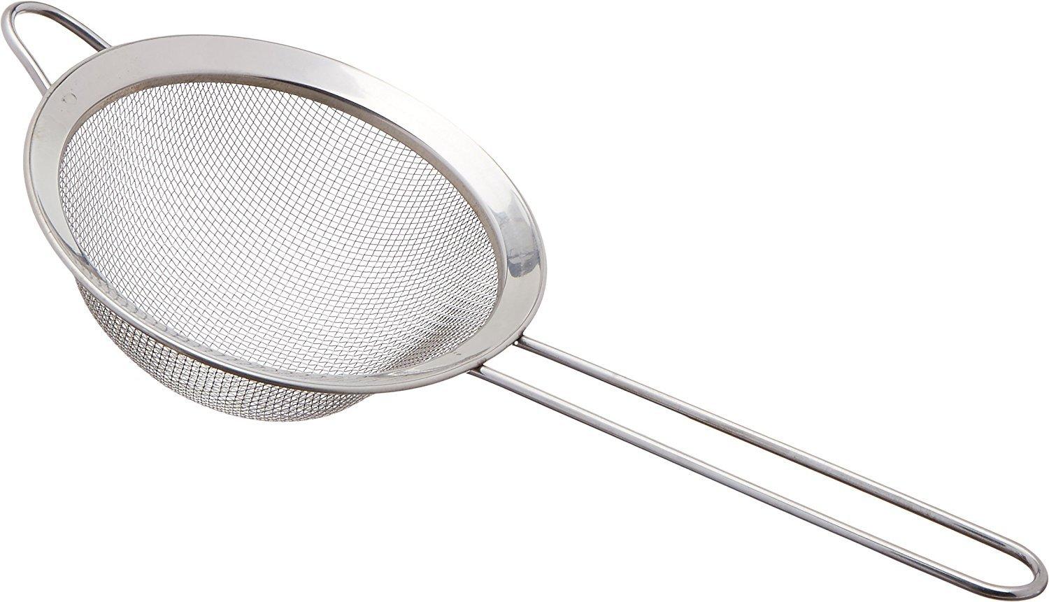 4-Inch Stainless Steel Fine Mesh Kitchen Strainer
