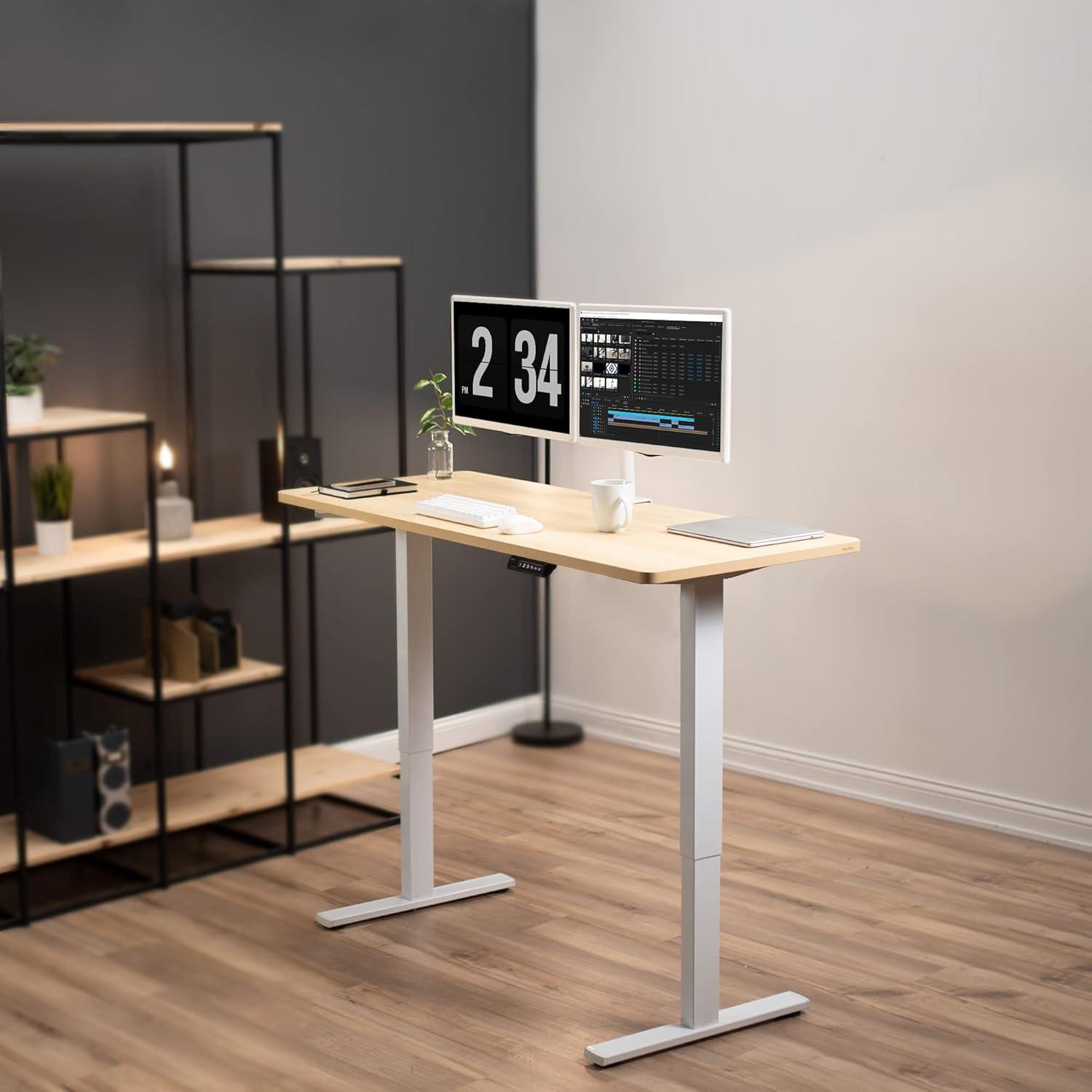 Adjustable Metal Base Standing Desk