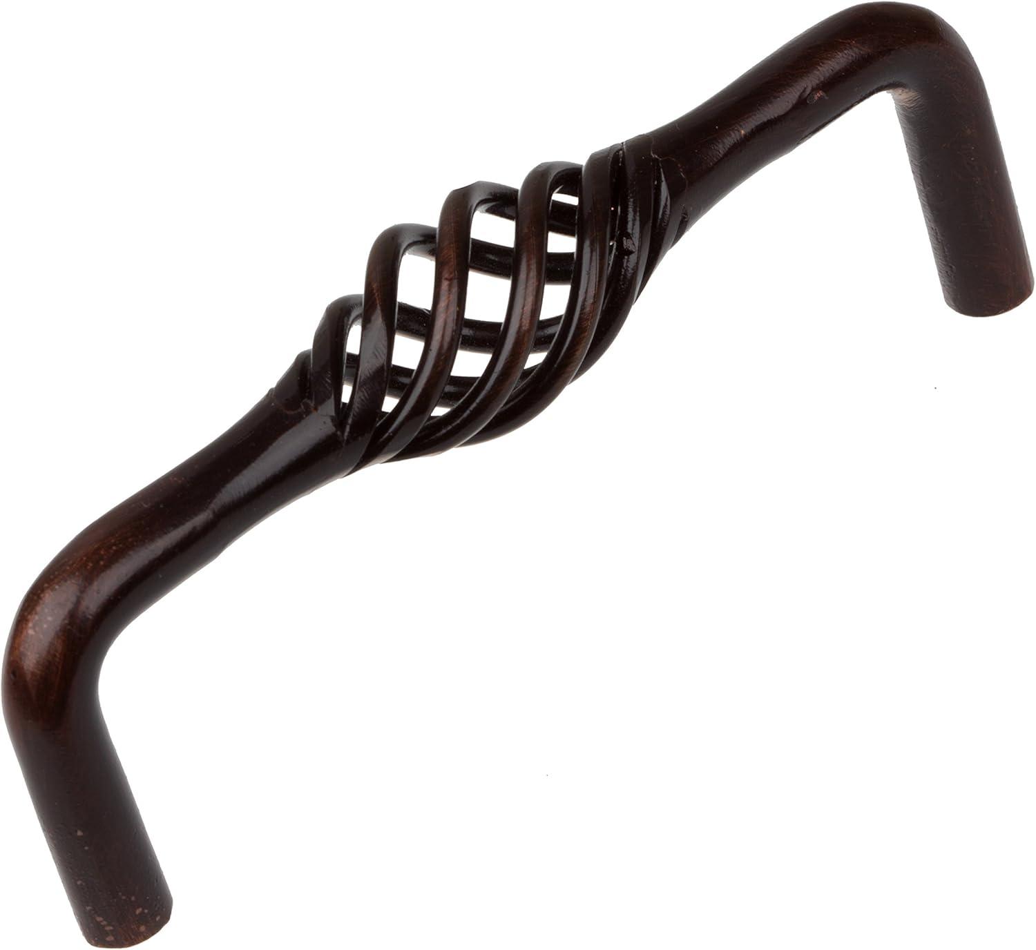 GlideRite Hardware 3022-ORB-10 3.75 inch Cc Oil Rubbed Bronze Birdcage Cabinet Pull 10 Pack