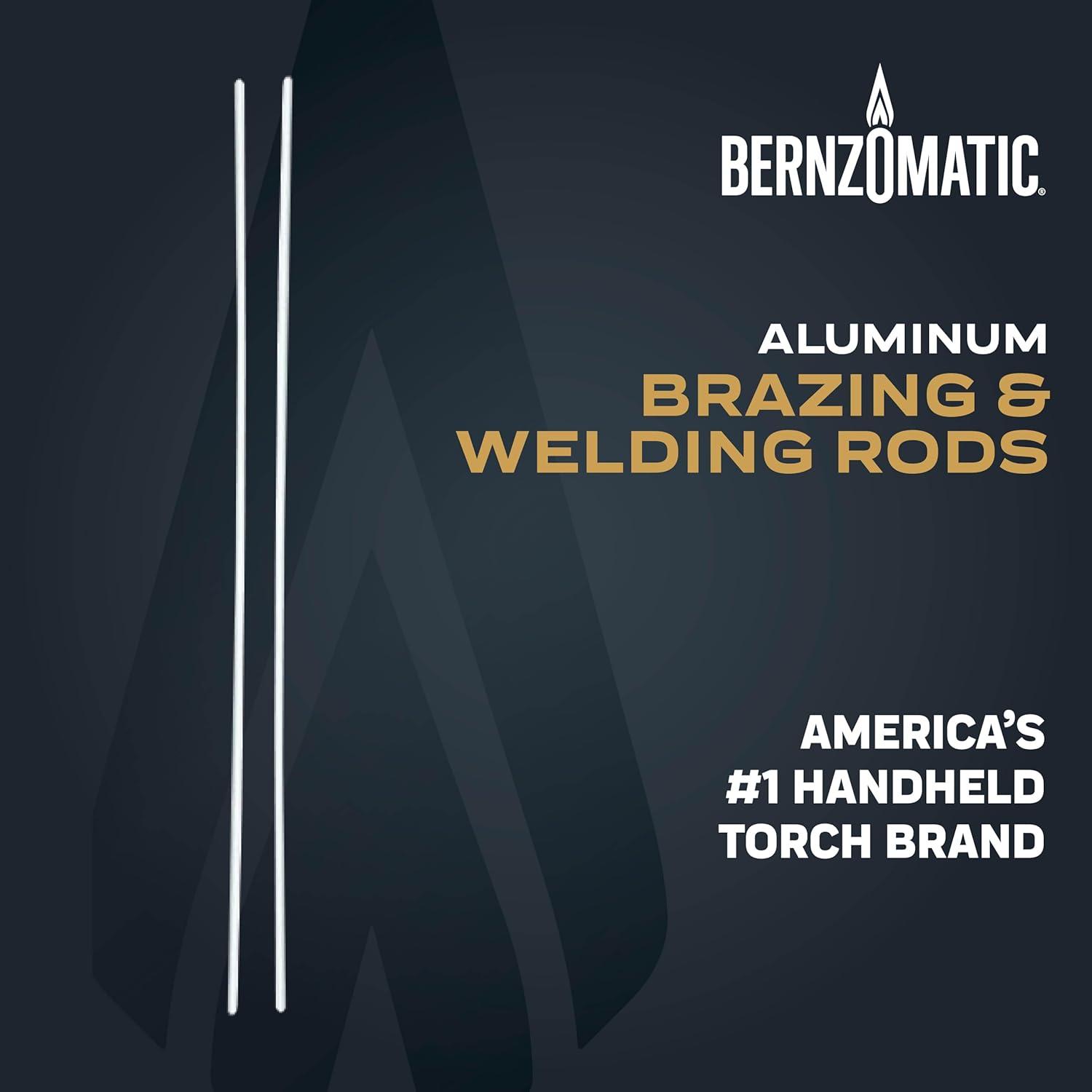 Bernzomatic AL-3 Flux Core Welding Rods, Aluminum, 2/Pack