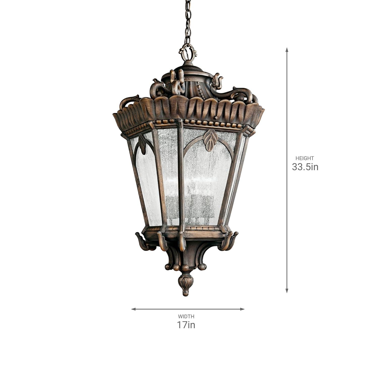 Fleur De Lis Living Guzzi 4 - Light Outdoor Hanging Lantern