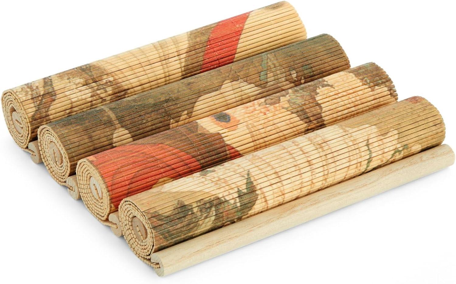 Juvale 4 Pack Hanging Painting Wall Scroll for Room Decor, 10 x 26 In