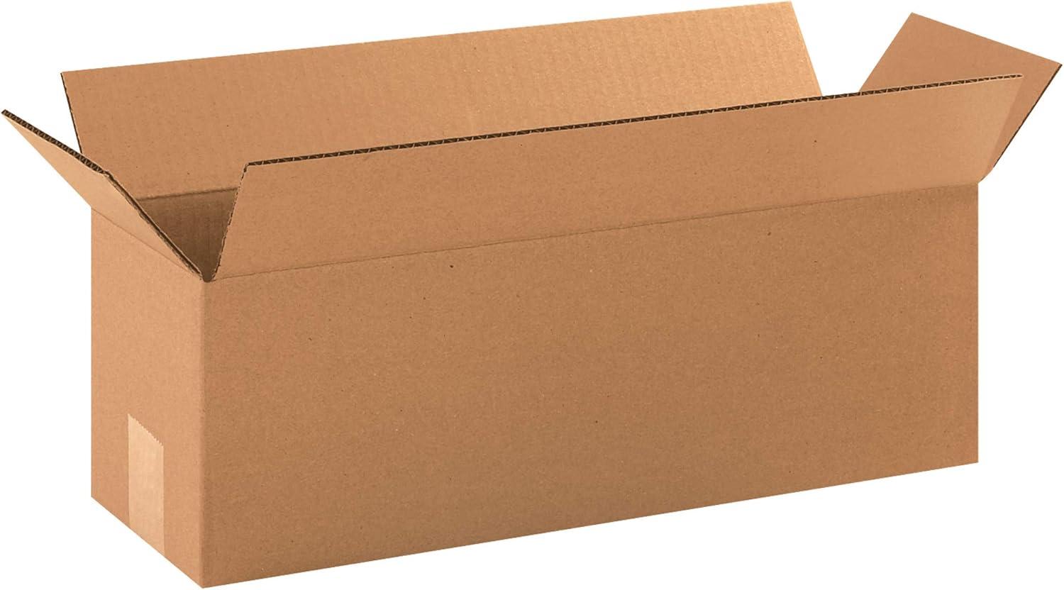 Eco-Friendly Kraft Long Corrugated Box 18" x 6" x 6" - Pack of 25