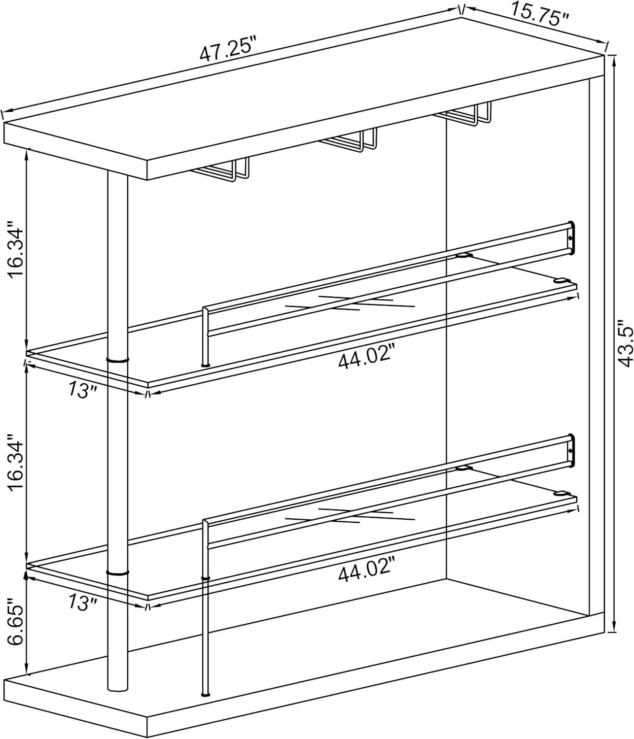Coaster Furniture 47.25'' Home Bar