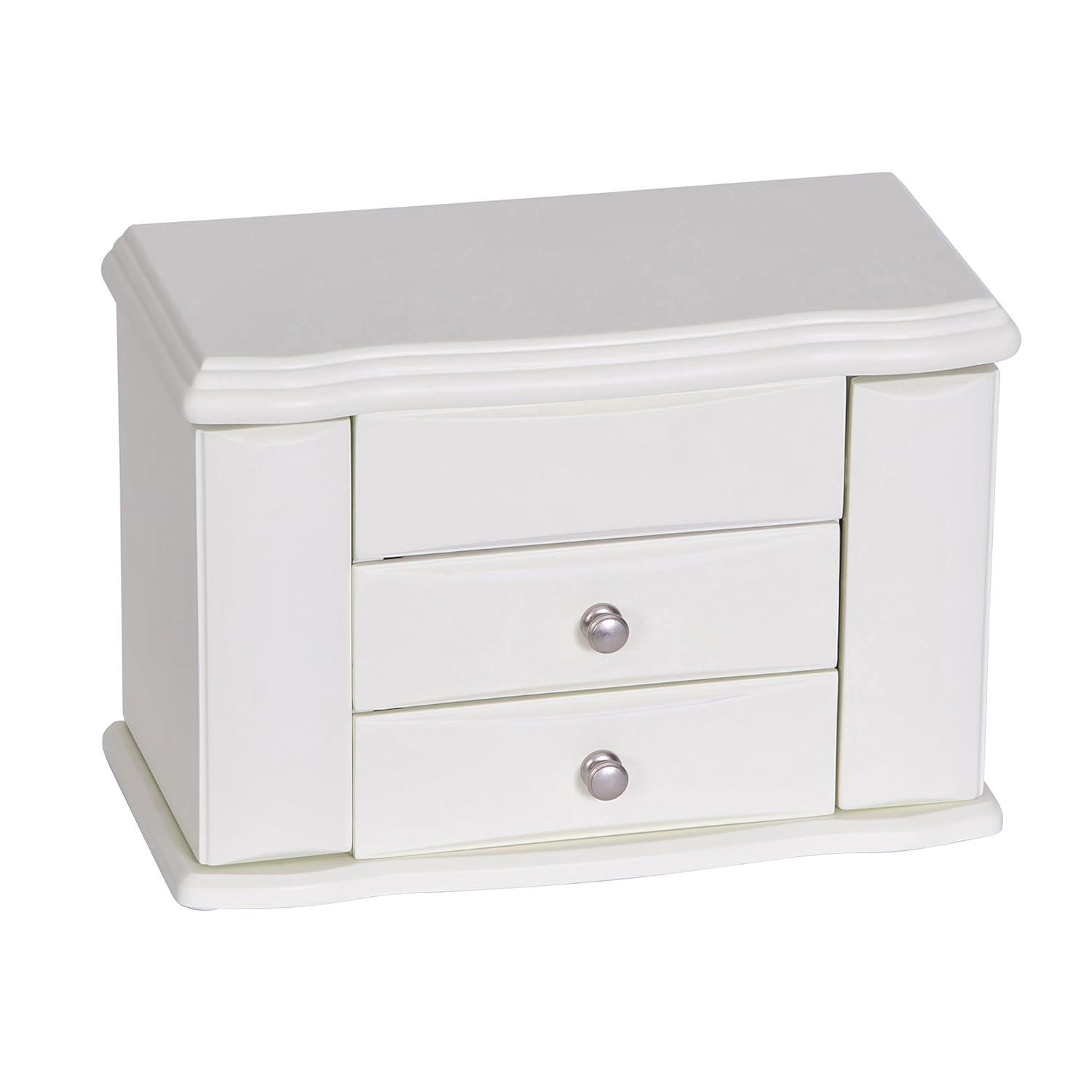 Mele and Co Angelica Girl Wooden Ballerina Music Jewelry Box