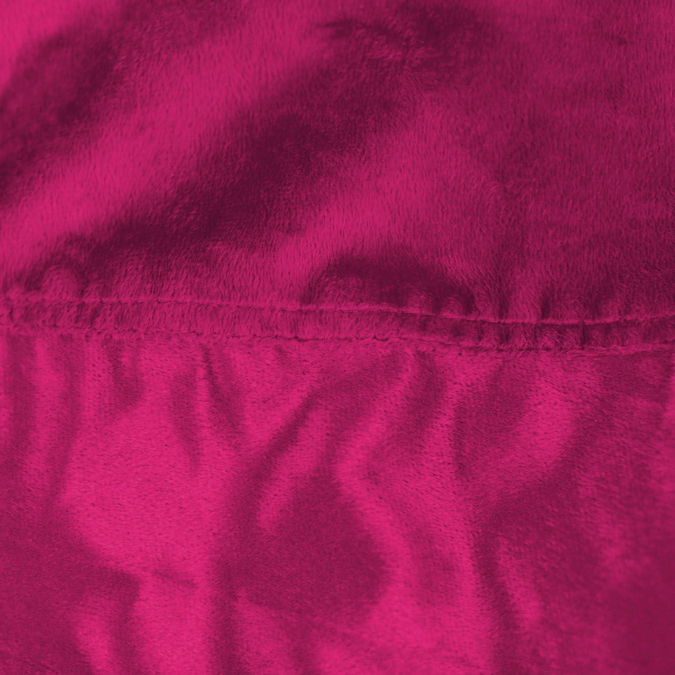 Sofa Sack Bean Bag Lounger - Plush Bean Bag Sofas with Super Soft Microsuede Cover - XL Memory Foam Stuffed Lounger Chairs for Kids, Adults, Couples - Jumbo Bean Bag Chair Furniture 6 Feet - Magenta