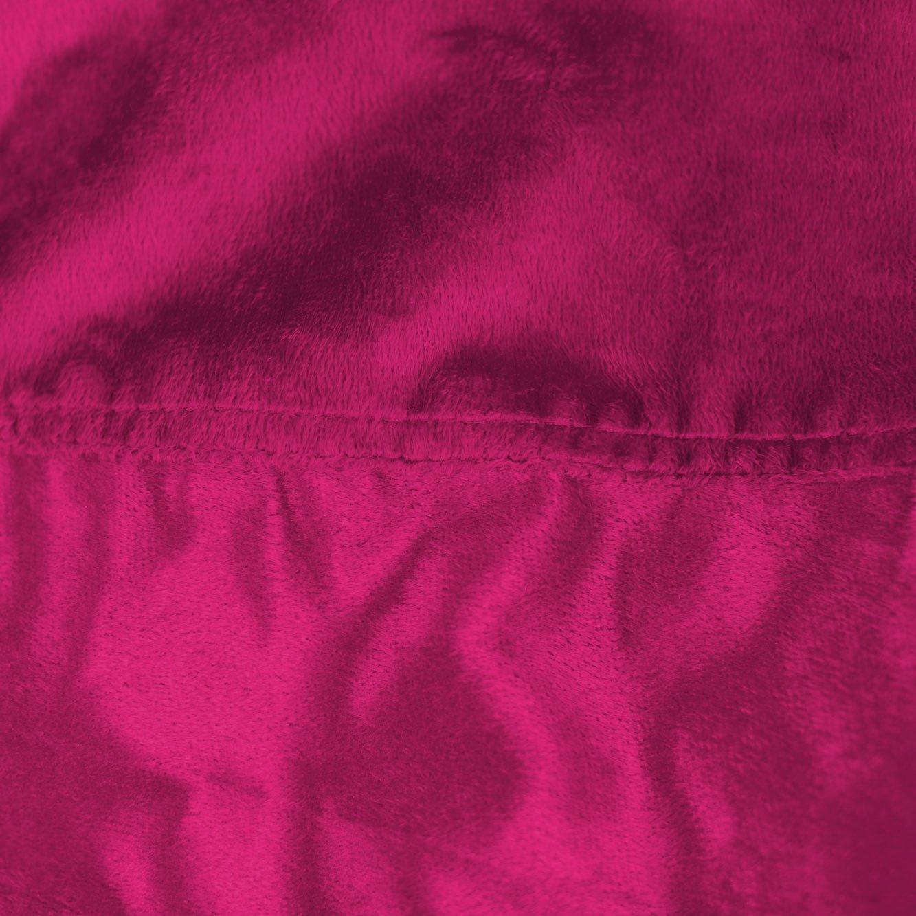 Sofa Sack Bean Bag Lounger - Plush Bean Bag Sofas with Super Soft Microsuede Cover - XL Memory Foam Stuffed Lounger Chairs for Kids, Adults, Couples - Jumbo Bean Bag Chair Furniture 6 Feet - Magenta