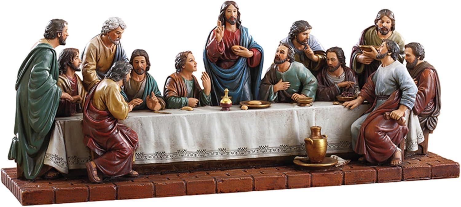 CB Avalon Gallery 16-Inch Last Supper Figurine Statue