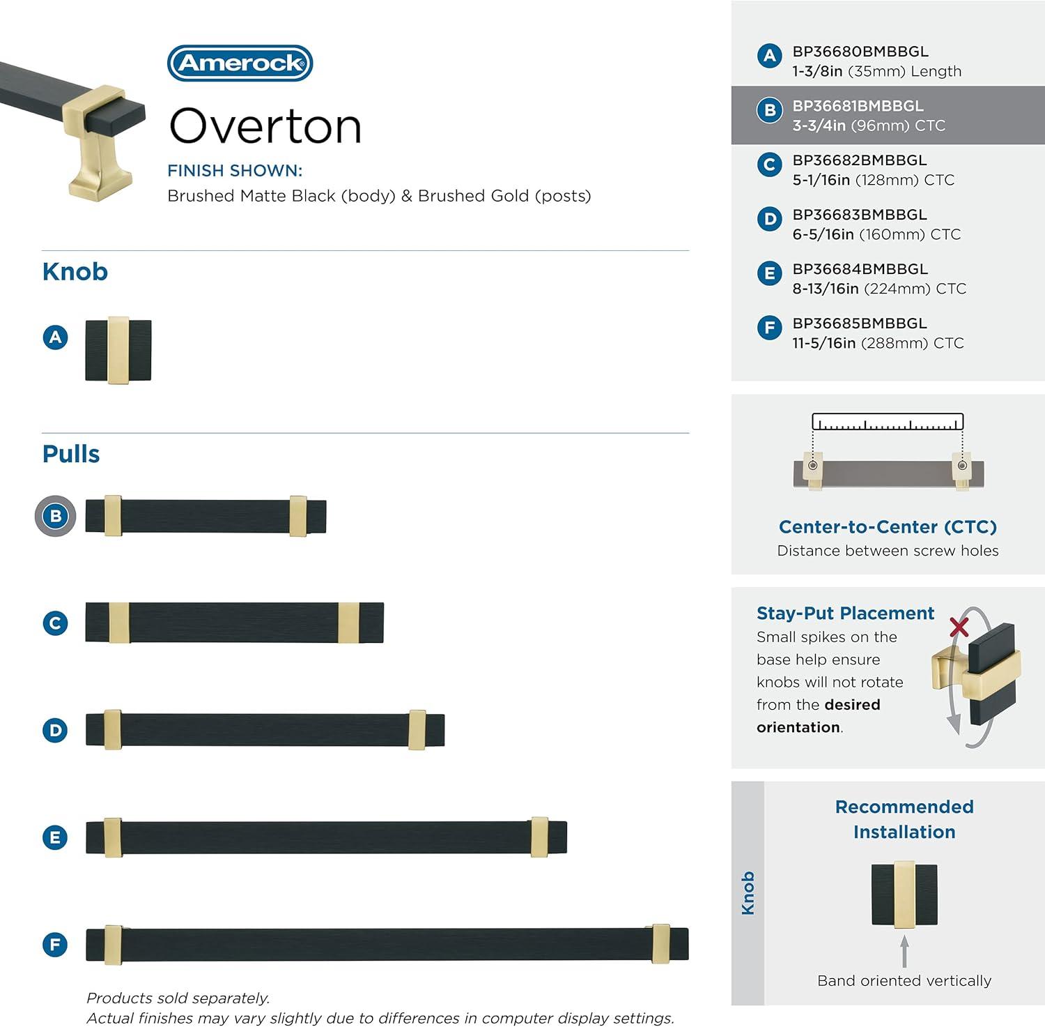 Amerock Overton Bar Pull