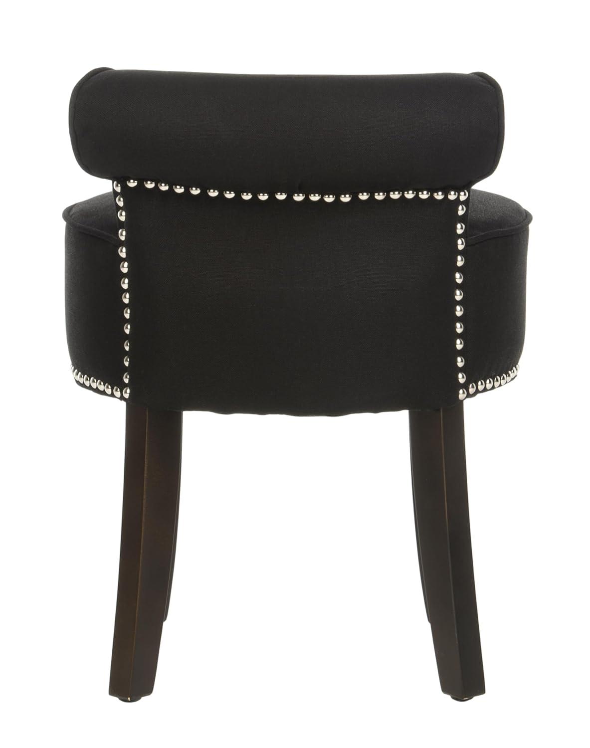 Georgia Vanity Stool - MCR4546 - Black - Safavieh