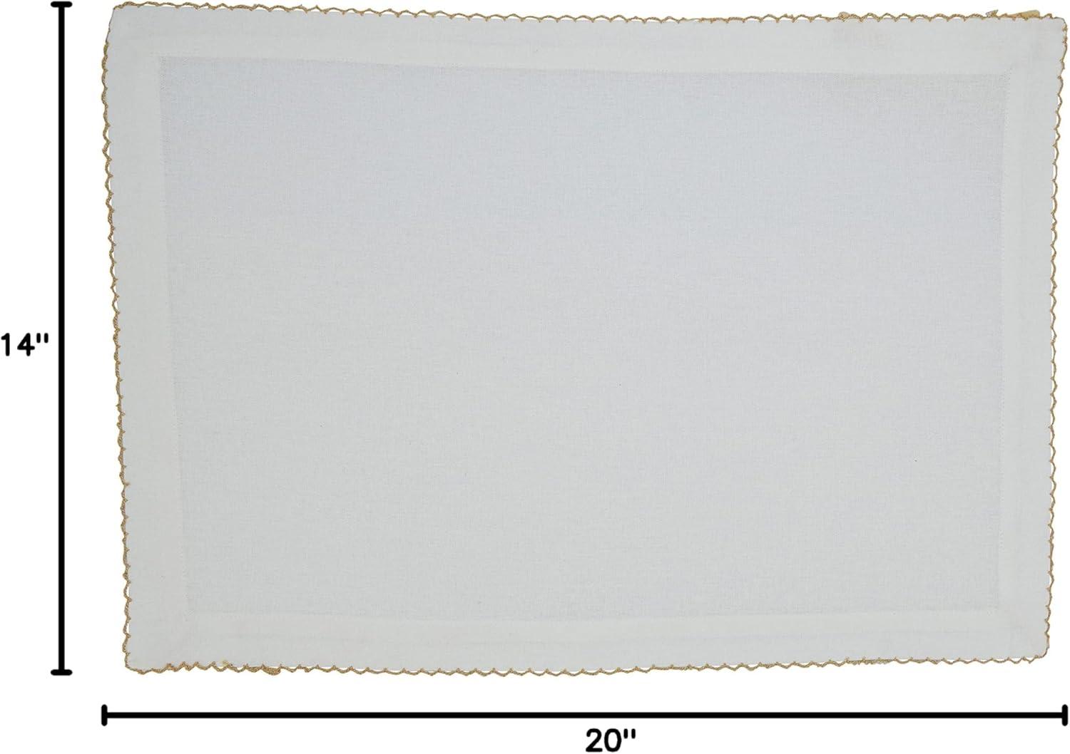 Recotting Cotton No Pattern Rectangle Placemat