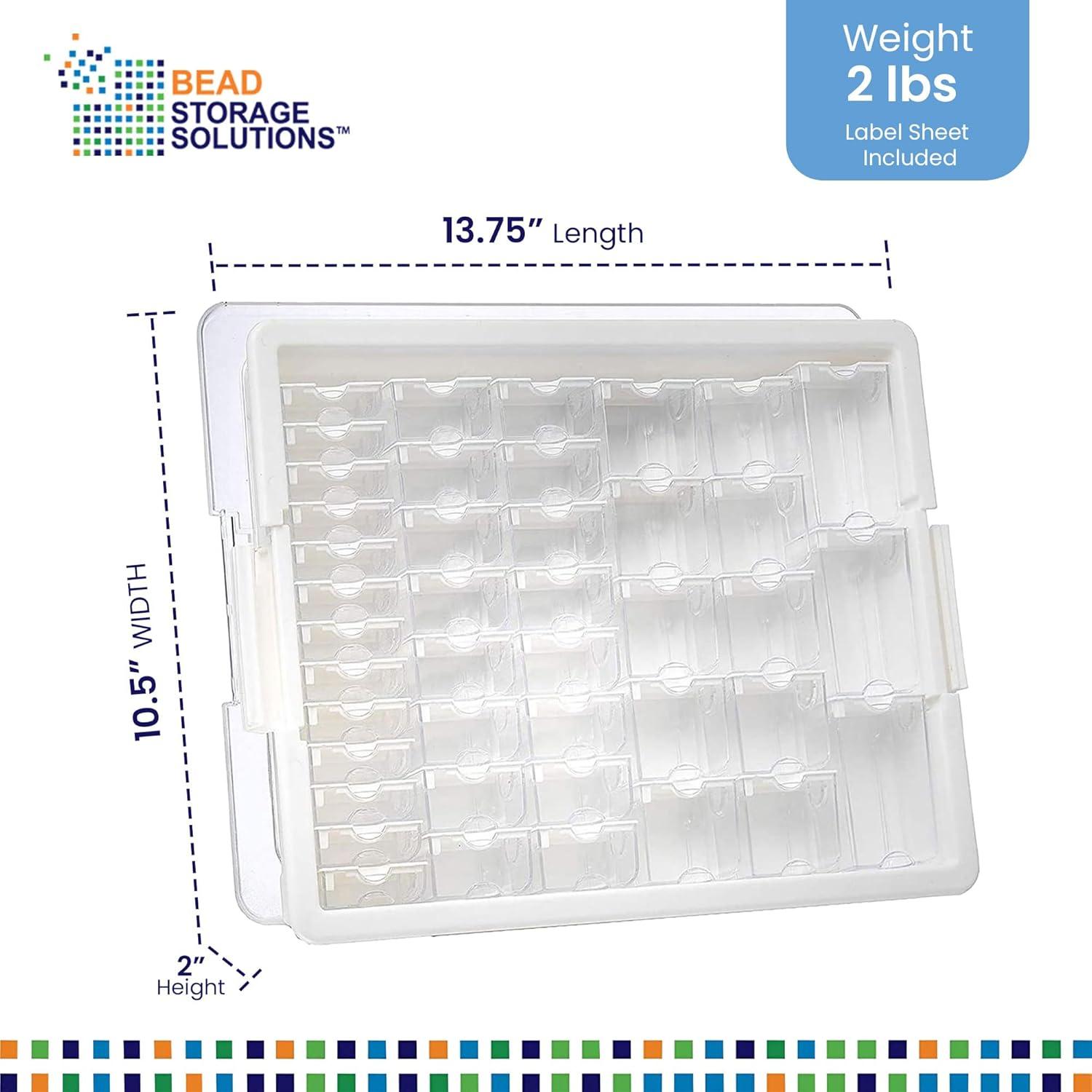 Bead Storage Solutions Elizabeth Ward Bead Storage Solutions 45 Piece Craft Supplies Organizer, 8 Pack (Set of 8)