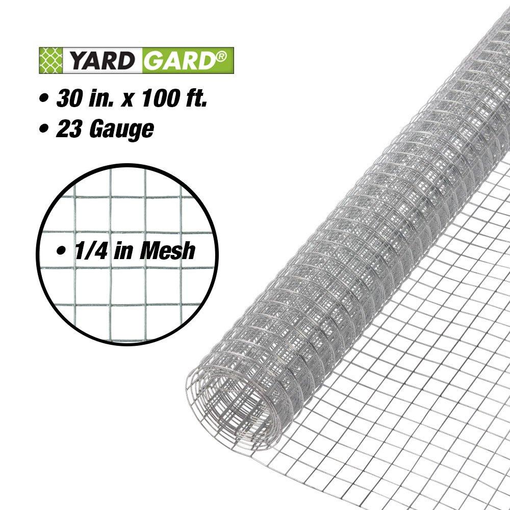Yardgard 308249B 23 Gauge 0.25 in. Mesh 2.5 x 100 ft. Galvanized Hardware Cloth