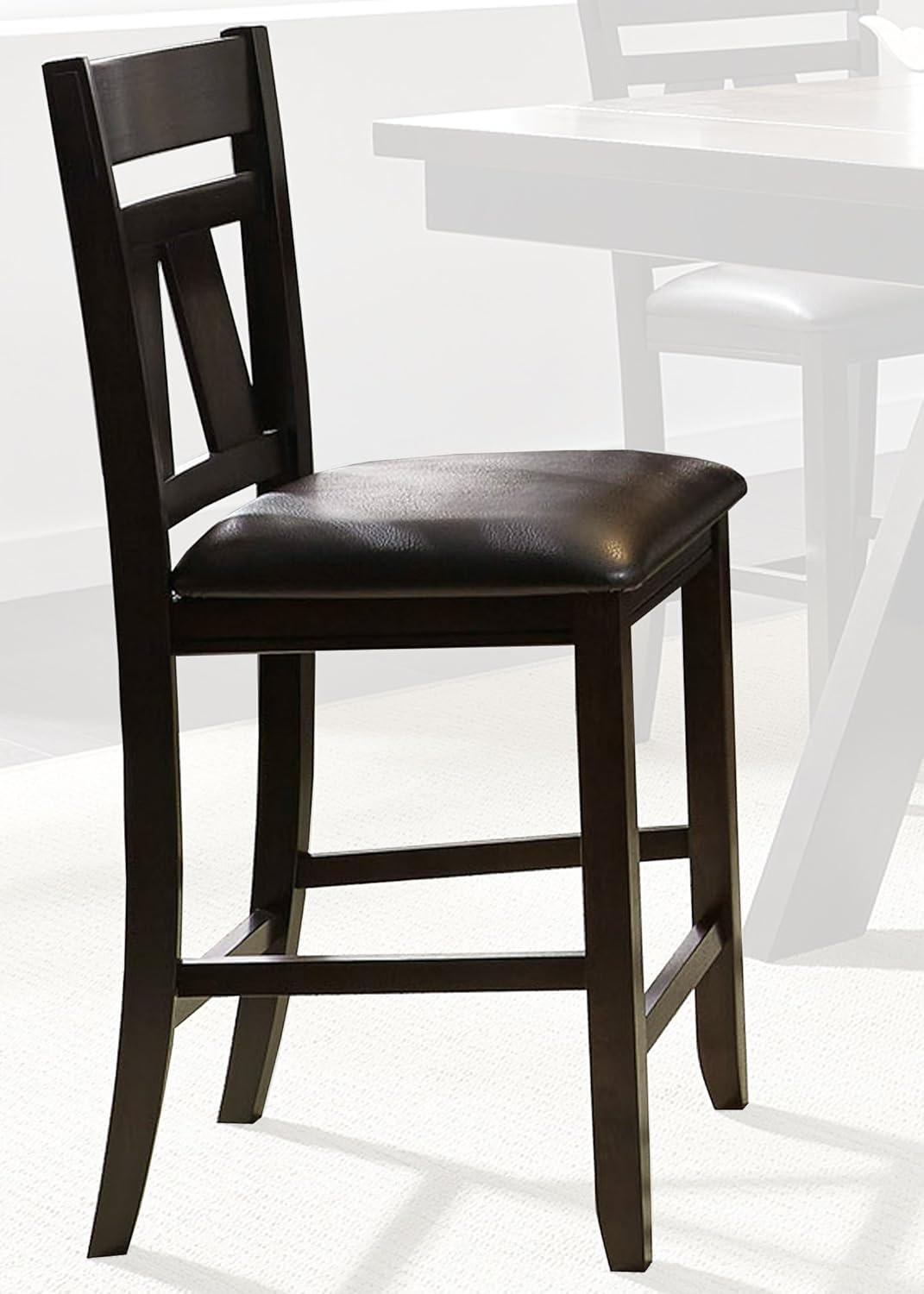 Lawson Black Splat Back Counter Chair (RTA)