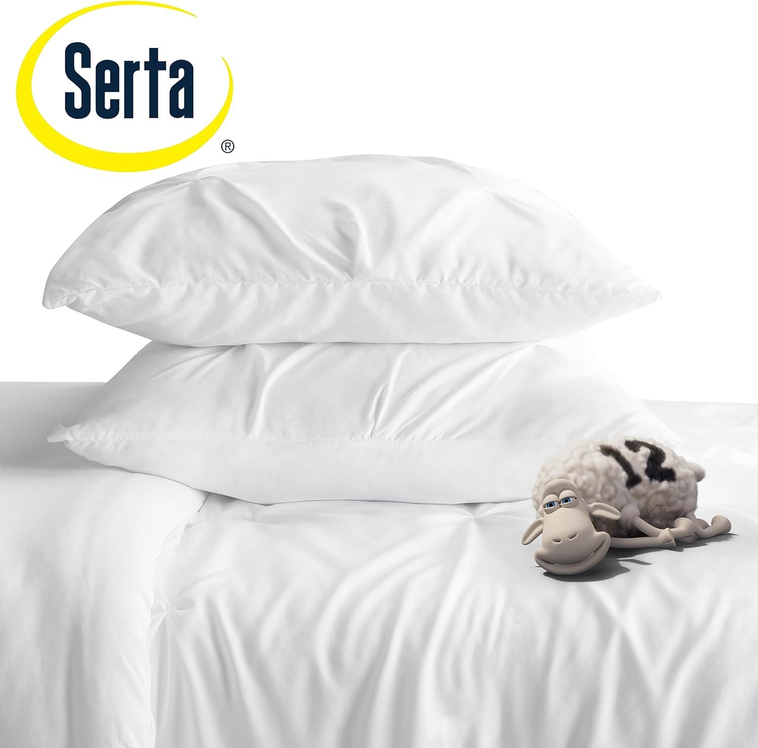 Serta Simply Clean Pleated Comforter Set