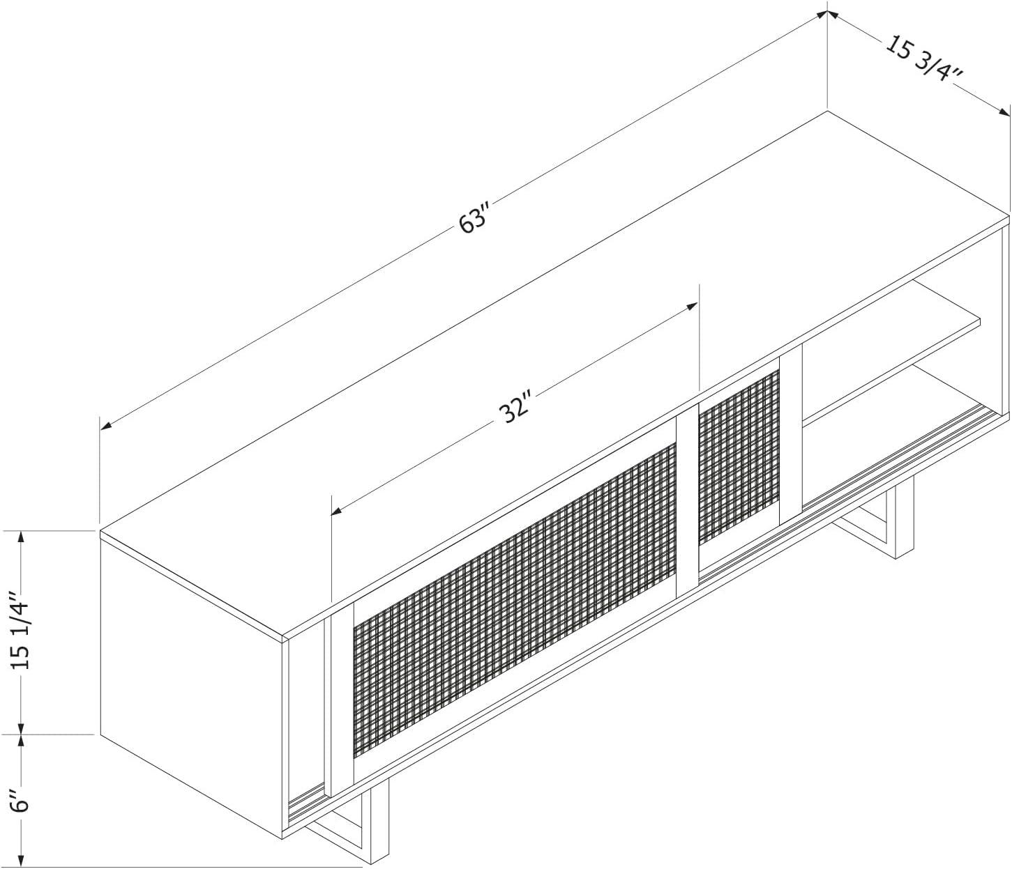 Balka TV Stand for TVs up to 70"