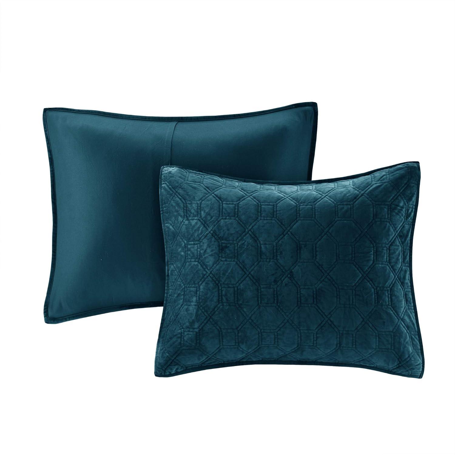Madison Park Harper 3 Piece Velvet Quilt Set