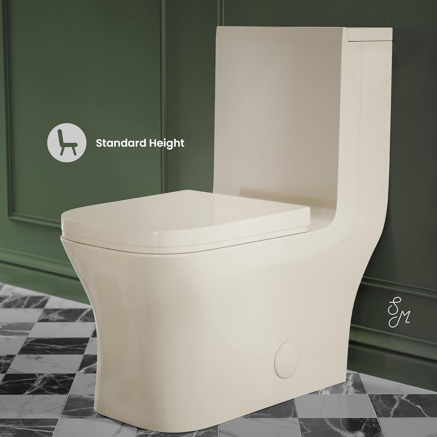 Concorde One-Piece Square Toilet Dual-Flush 1.1/1.6 gpf