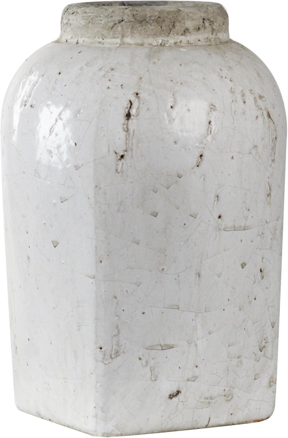 Zentique 4977S A25A Ceramic Jar, 7.5 x 11 x 7.5 in.