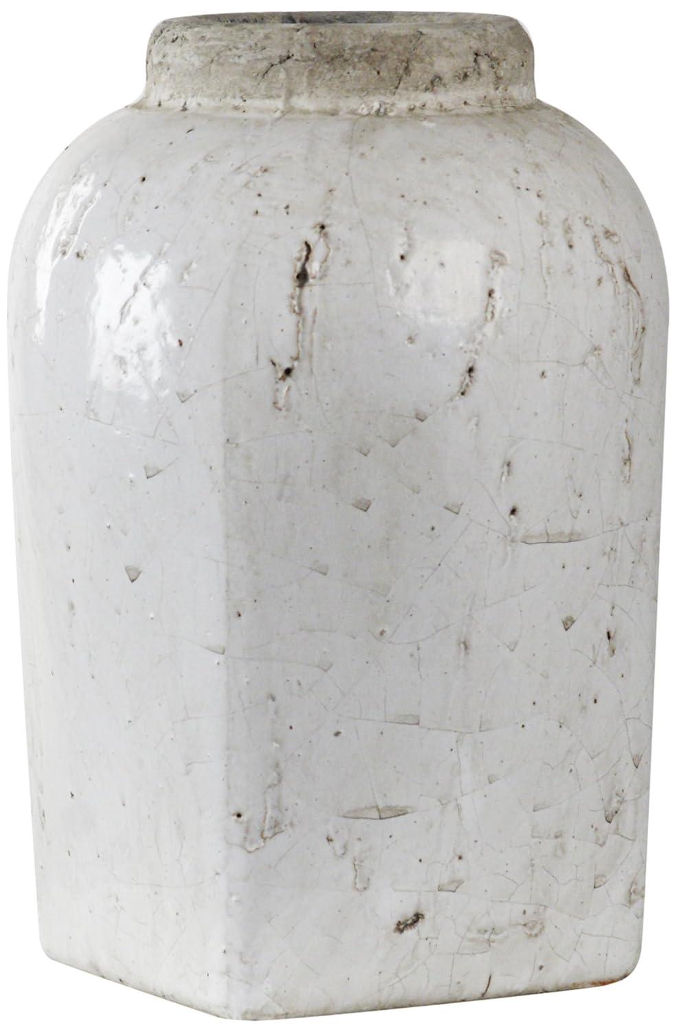 Zentique 4977S A25A Ceramic Jar, 7.5 x 11 x 7.5 in.
