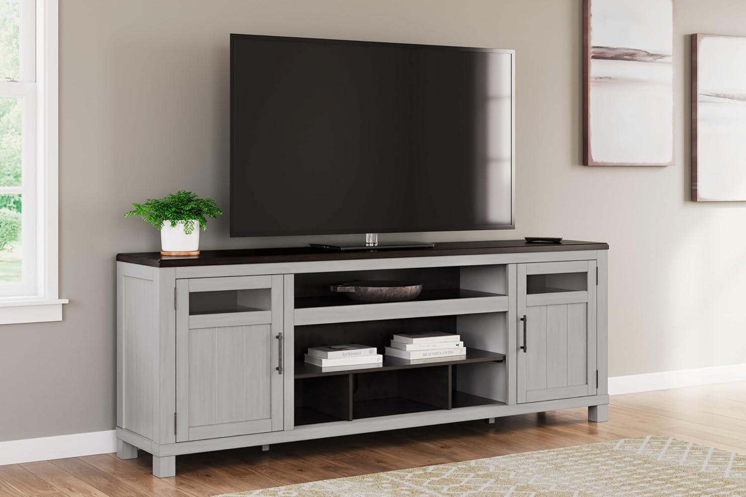 Signature Design by Ashley Darborn Gray & Brown 88" TV Stand for TVs up to 101"